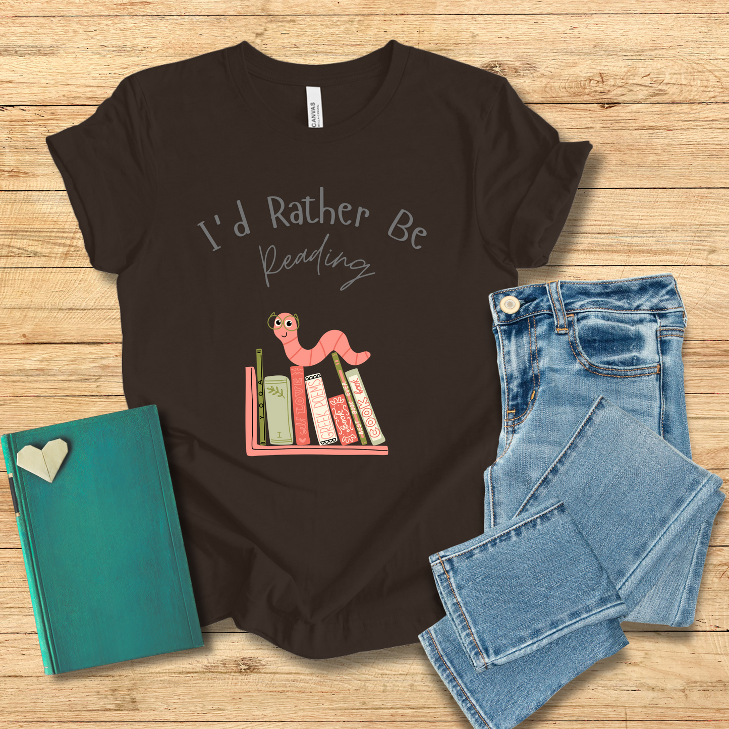 Bookworm I'd Rather Be Reading Tee