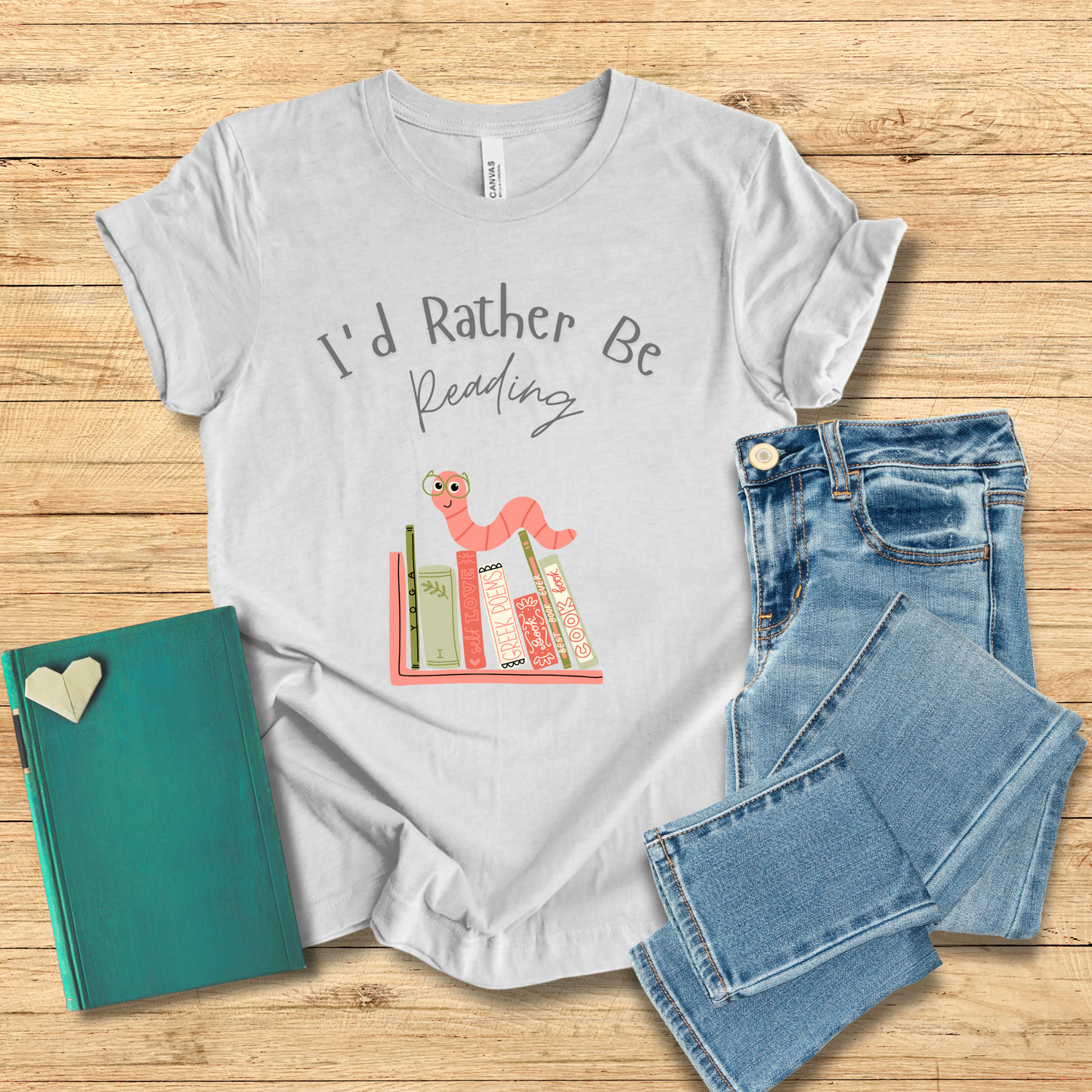 Bookworm I'd Rather Be Reading Tee