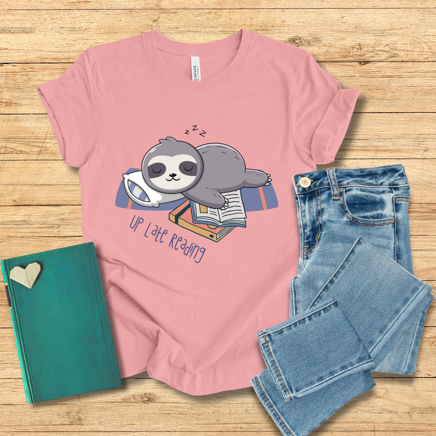 Up Late Reading Tee