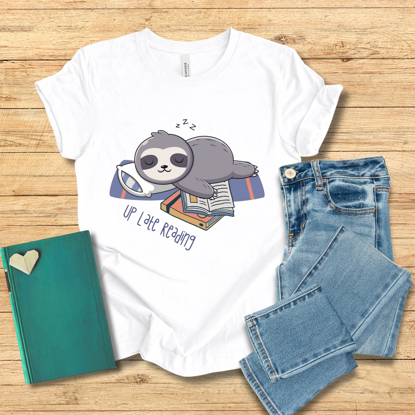 Up Late Reading Tee