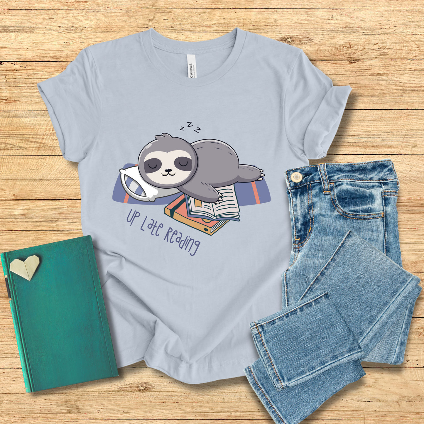 Up Late Reading Tee