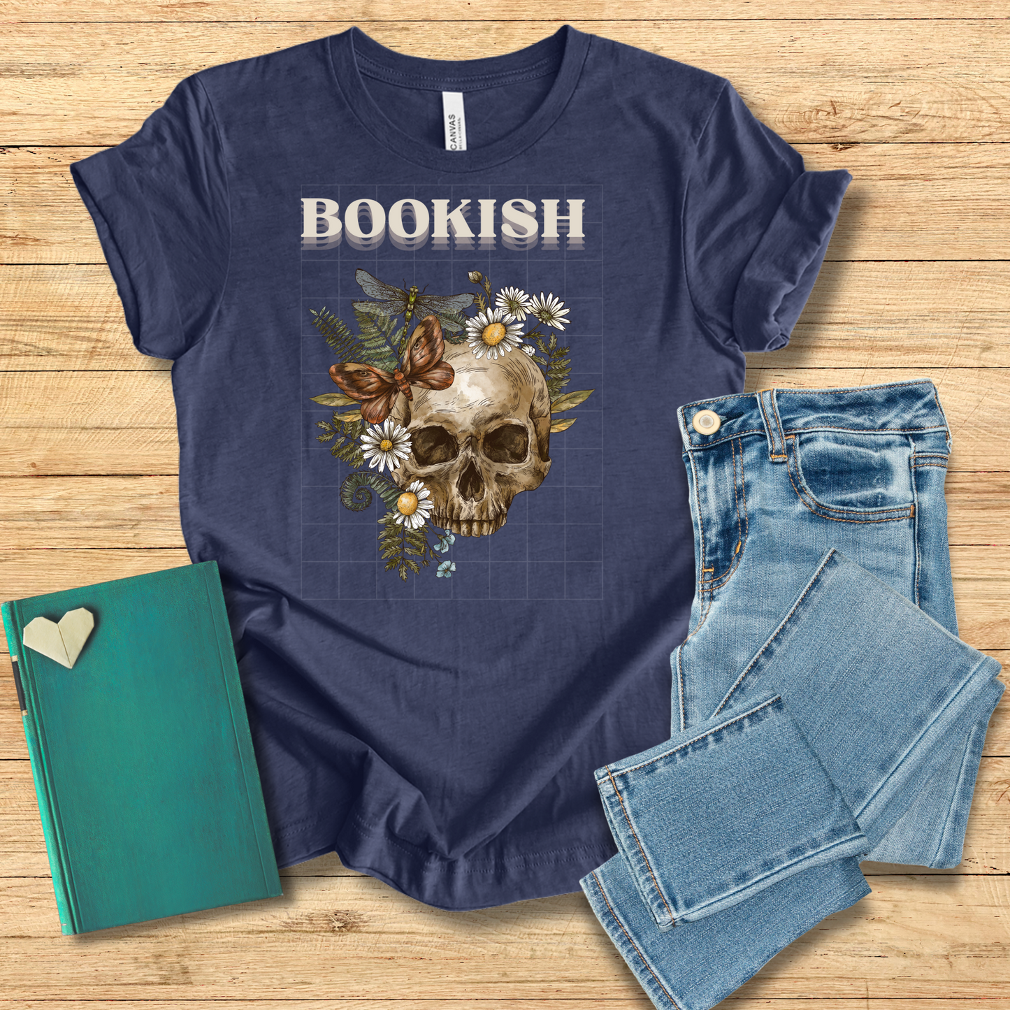 Bookish Skull Tee