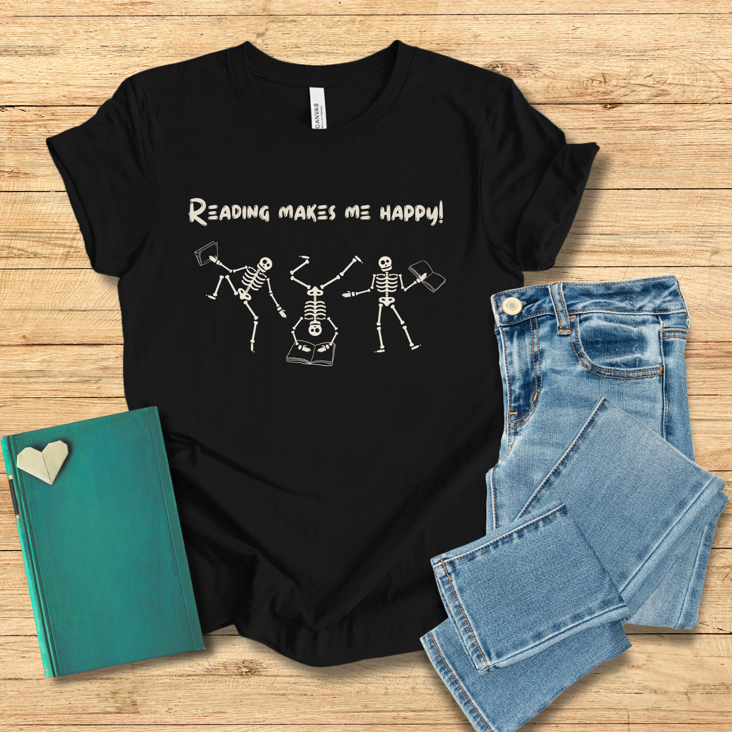 Reading Makes Me Happy Tee