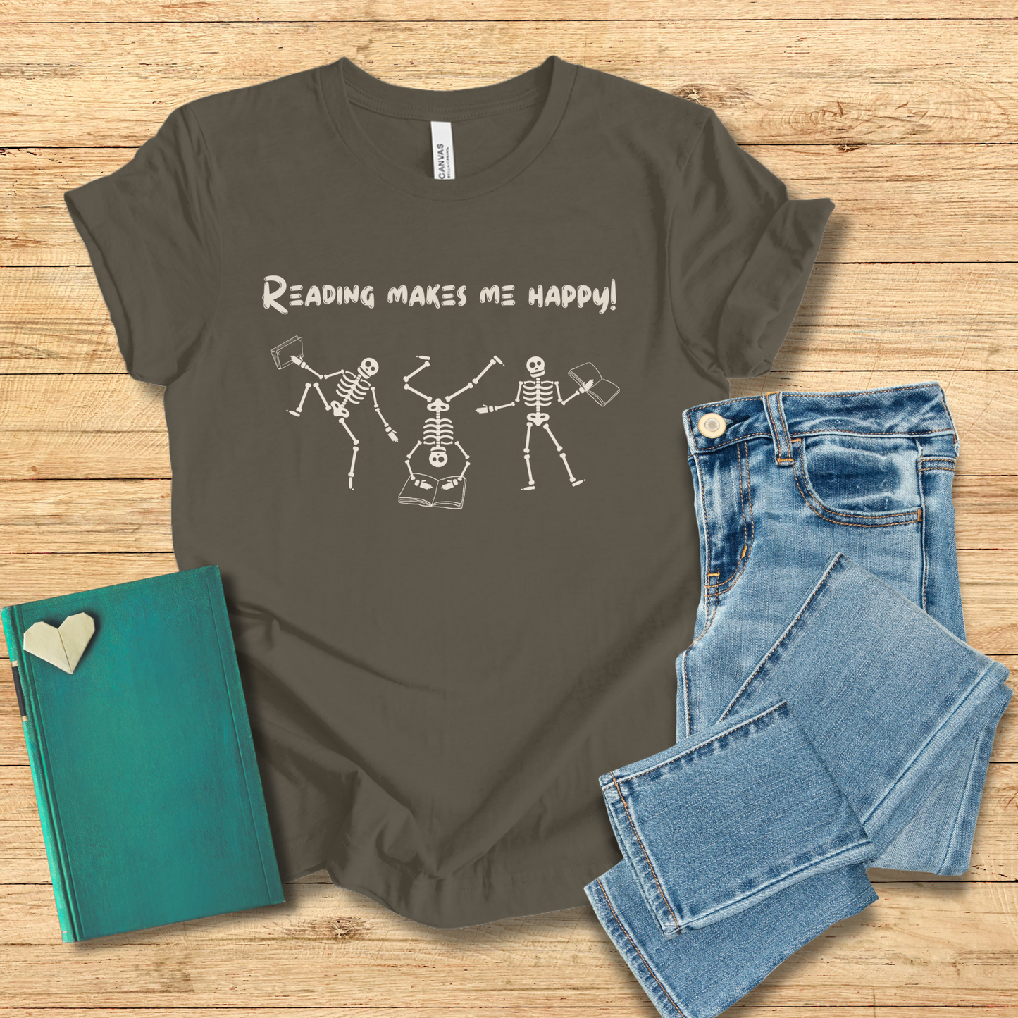 Reading Makes Me Happy Tee