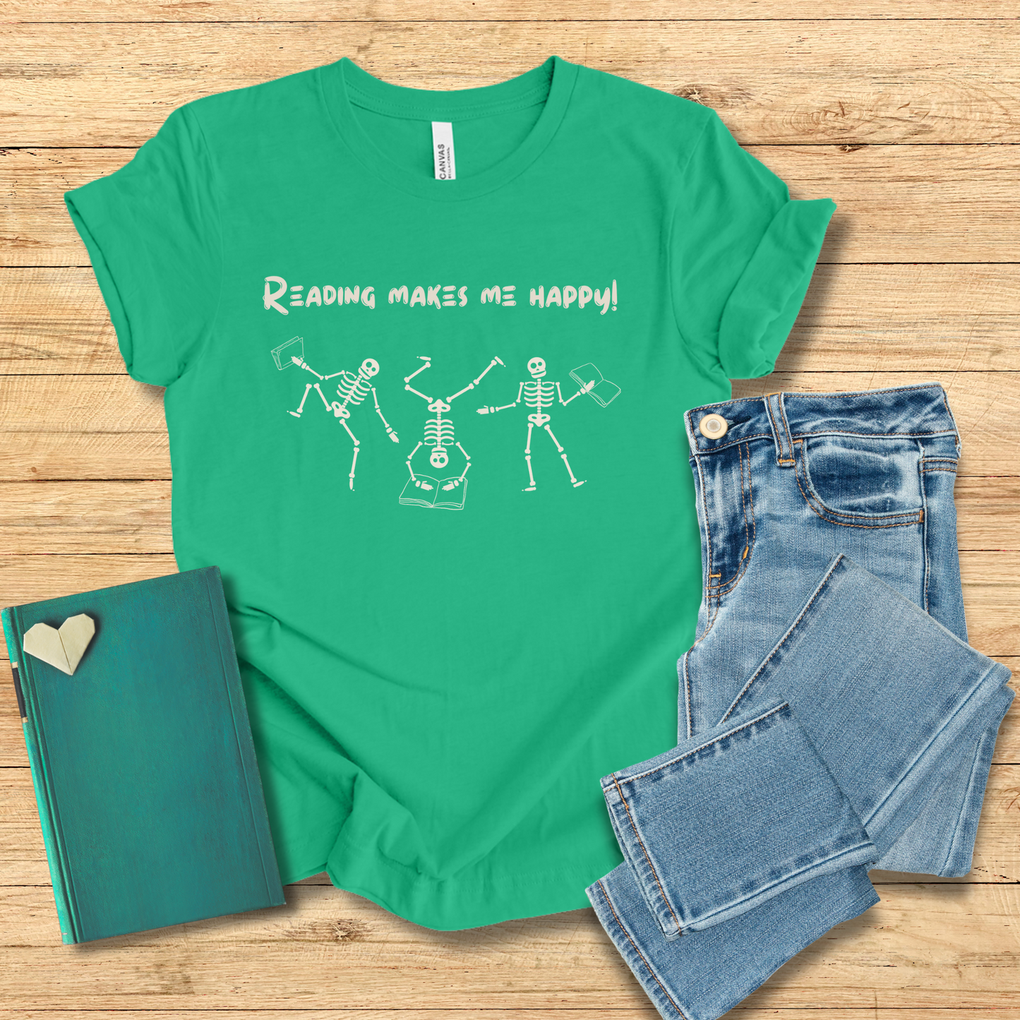 Reading Makes Me Happy Tee