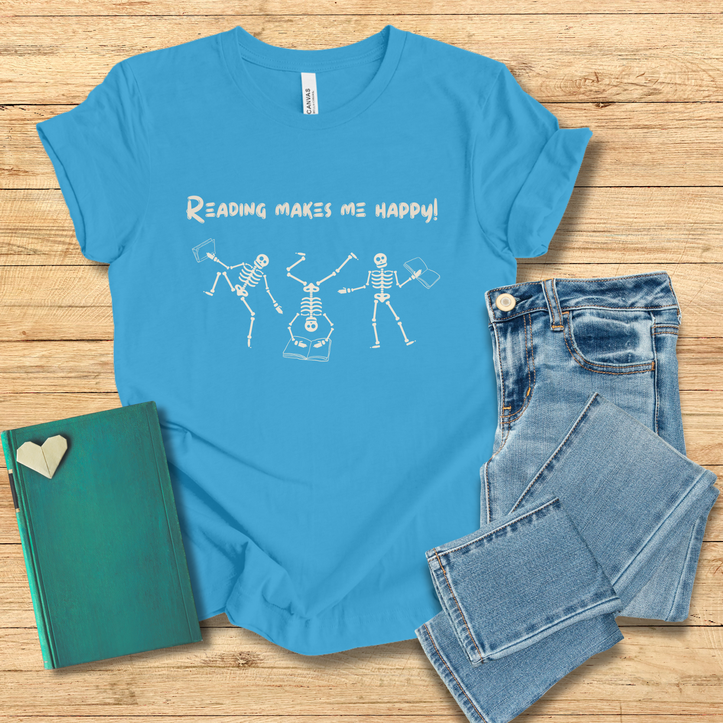 Reading Makes Me Happy Tee