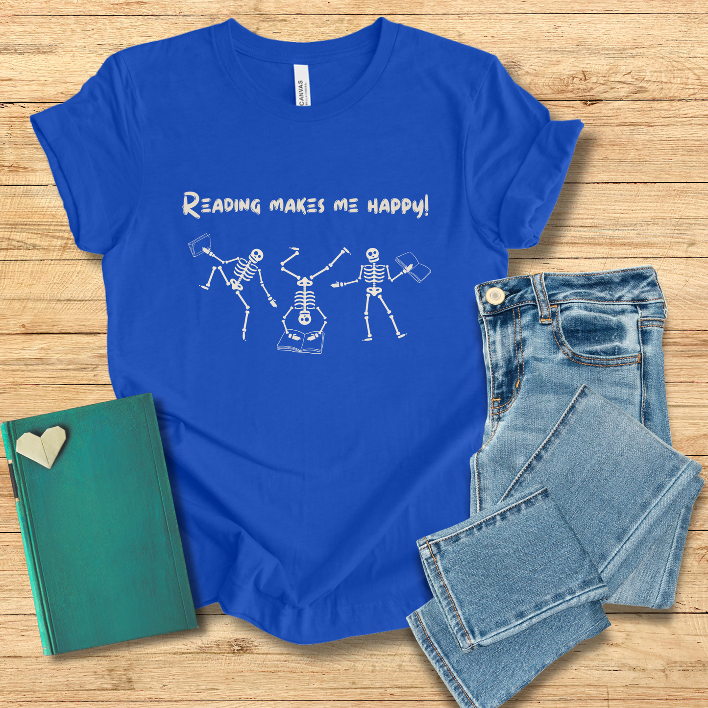 Reading Makes Me Happy Tee