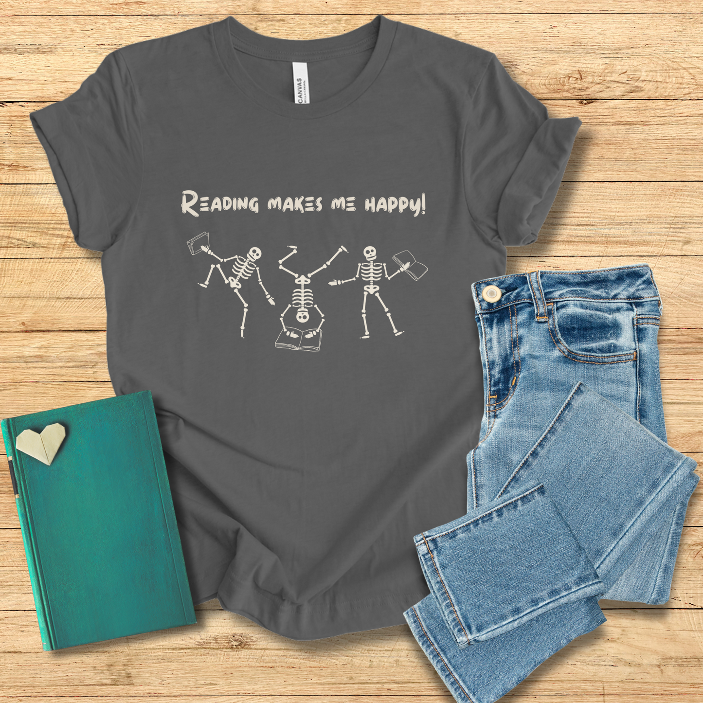 Reading Makes Me Happy Tee