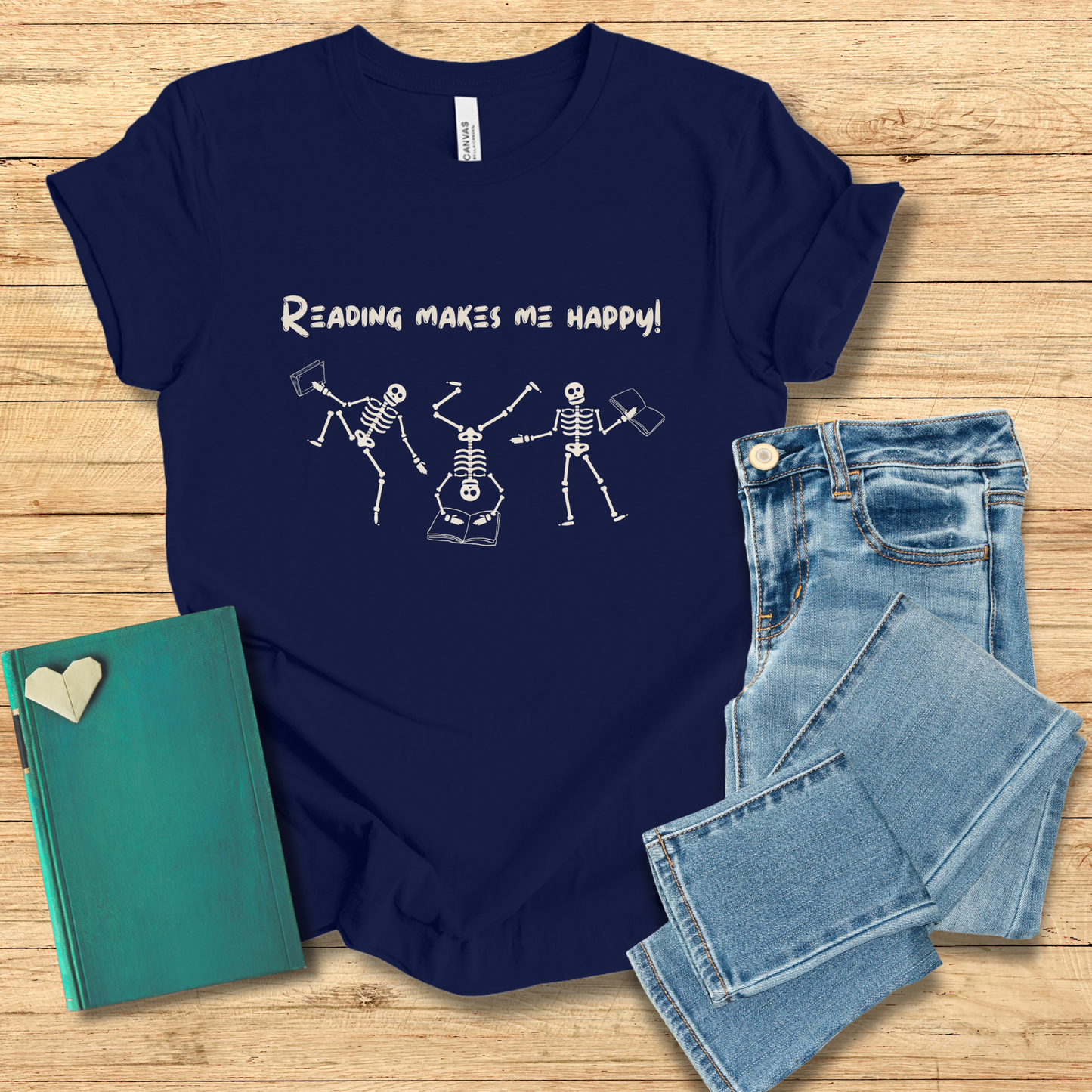 Reading Makes Me Happy Tee
