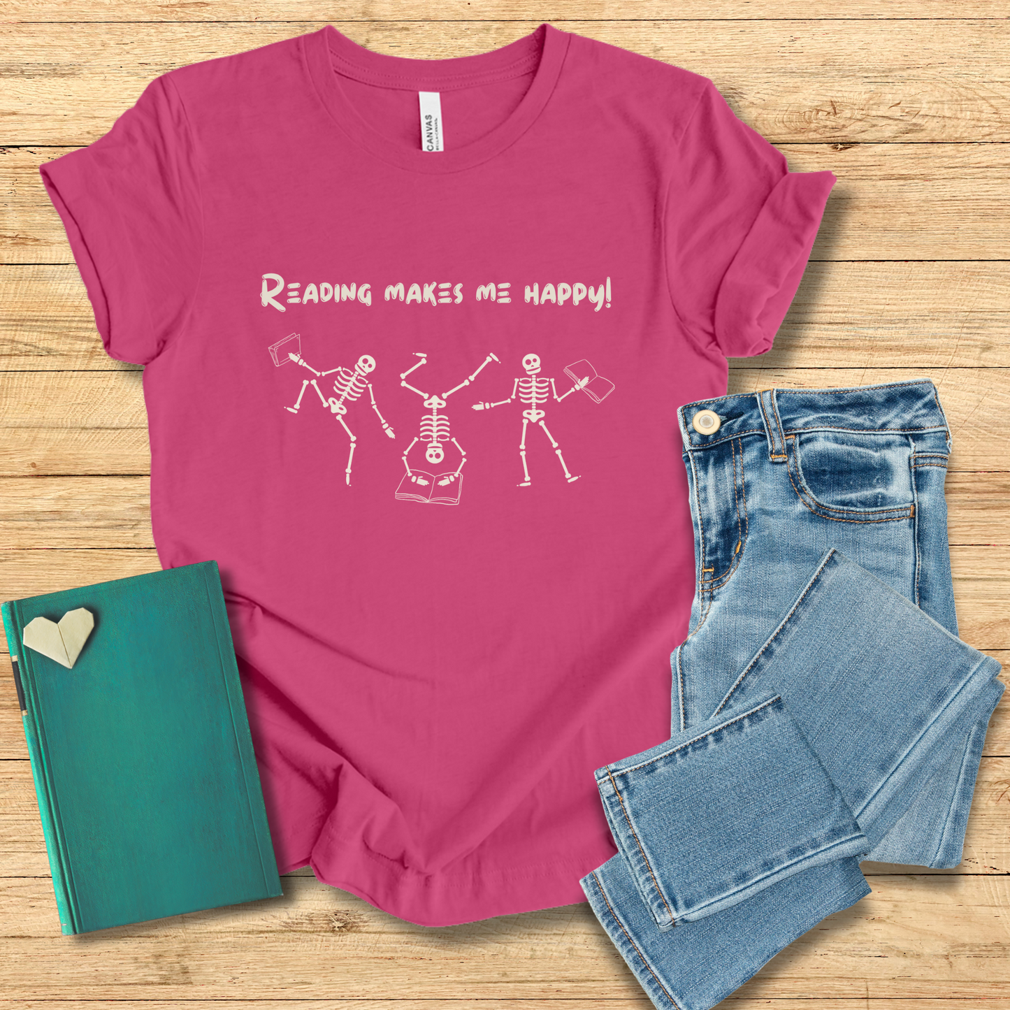Reading Makes Me Happy Tee