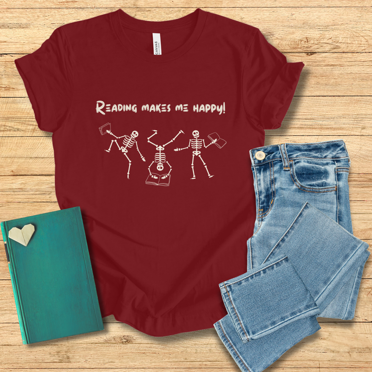 Reading Makes Me Happy Tee