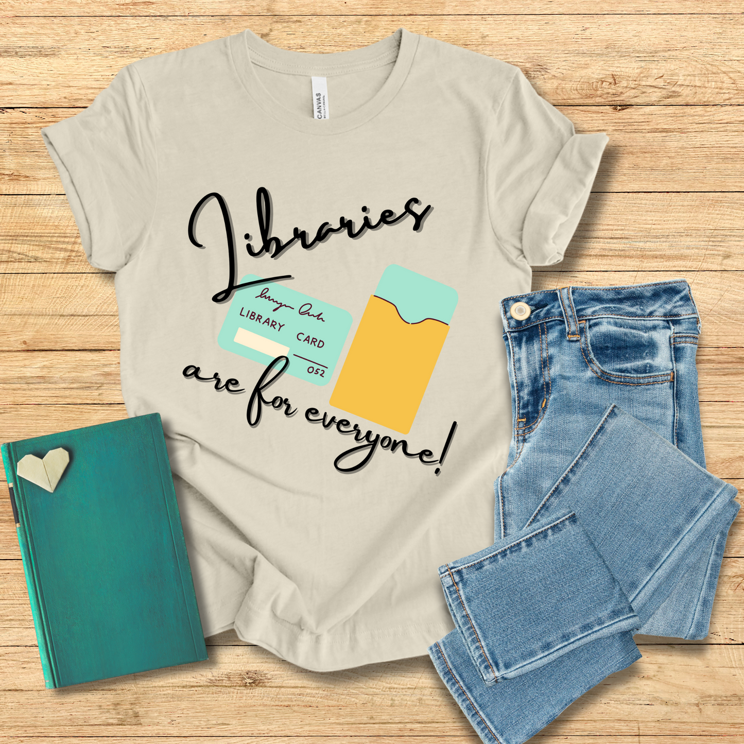 Libraries Are For Everyone Library Card Tee