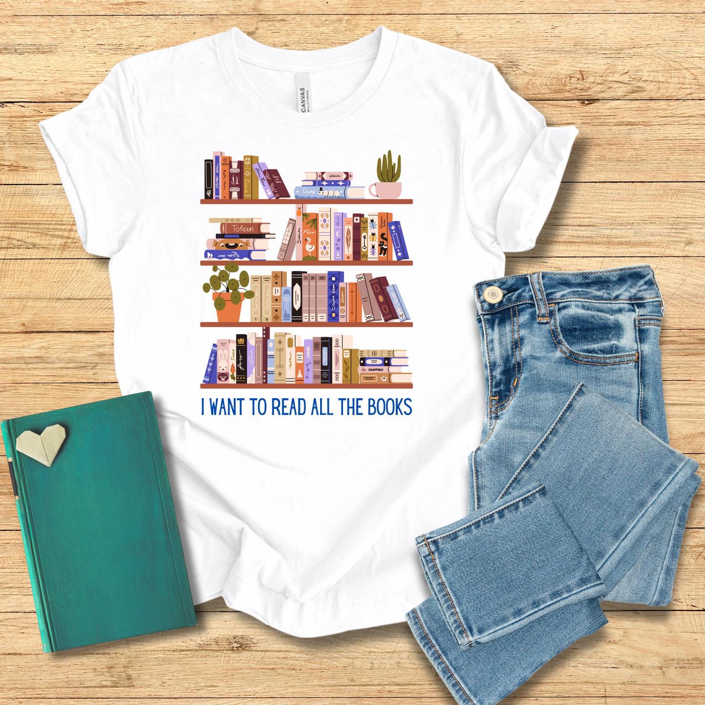 I Want To Read All The Books Tee
