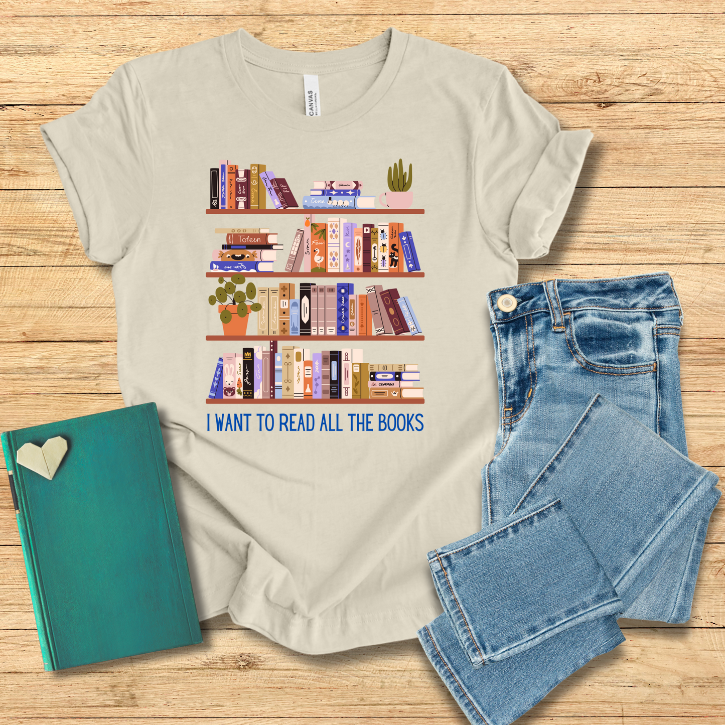 I Want To Read All The Books Tee