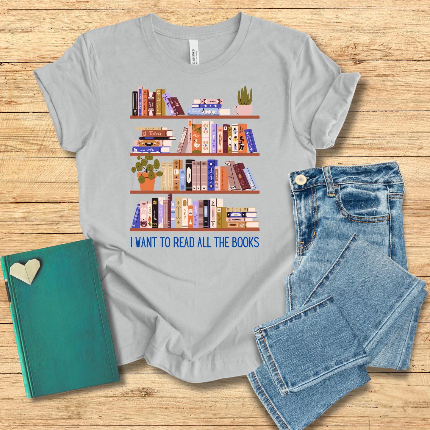 I Want To Read All The Books Tee