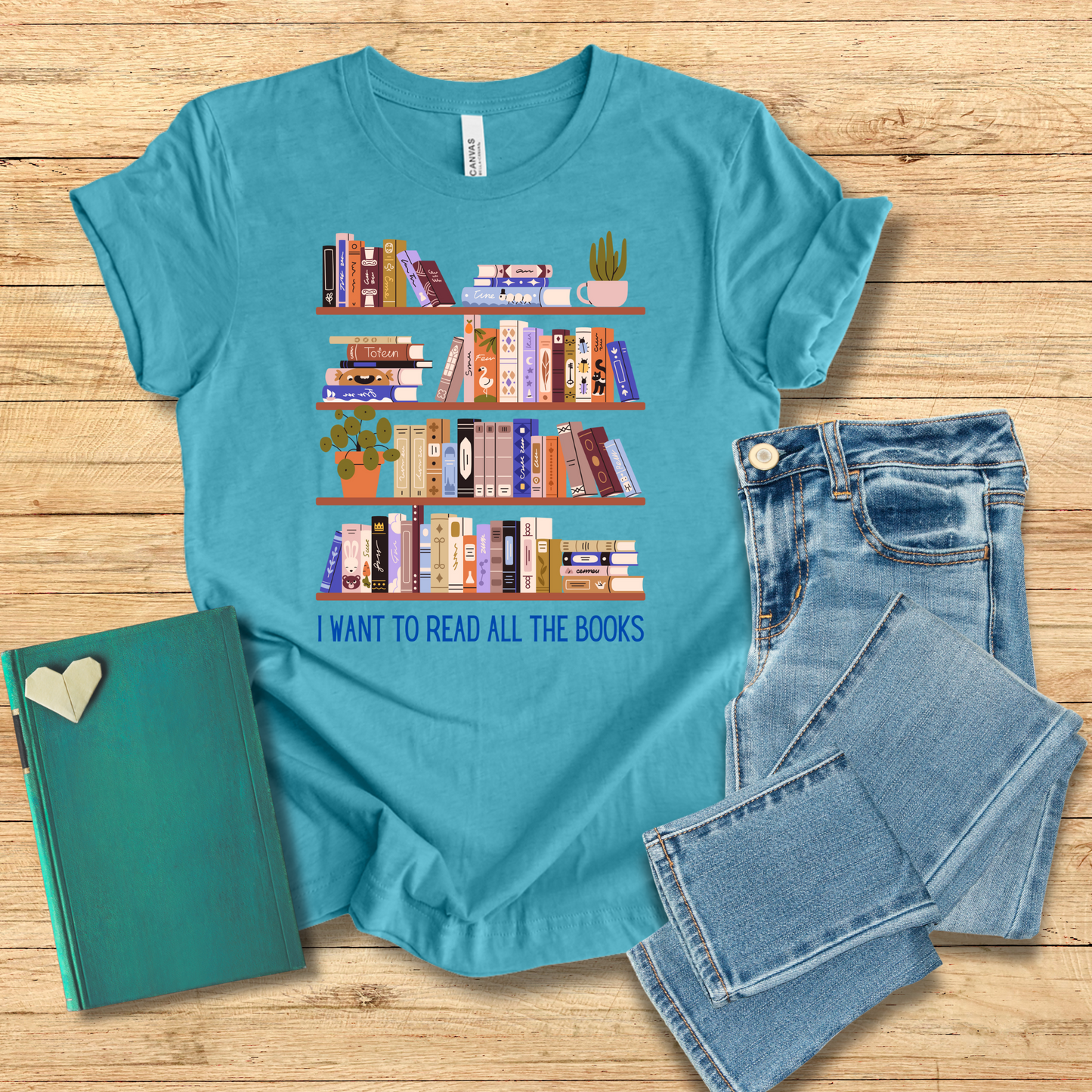 I Want To Read All The Books Tee