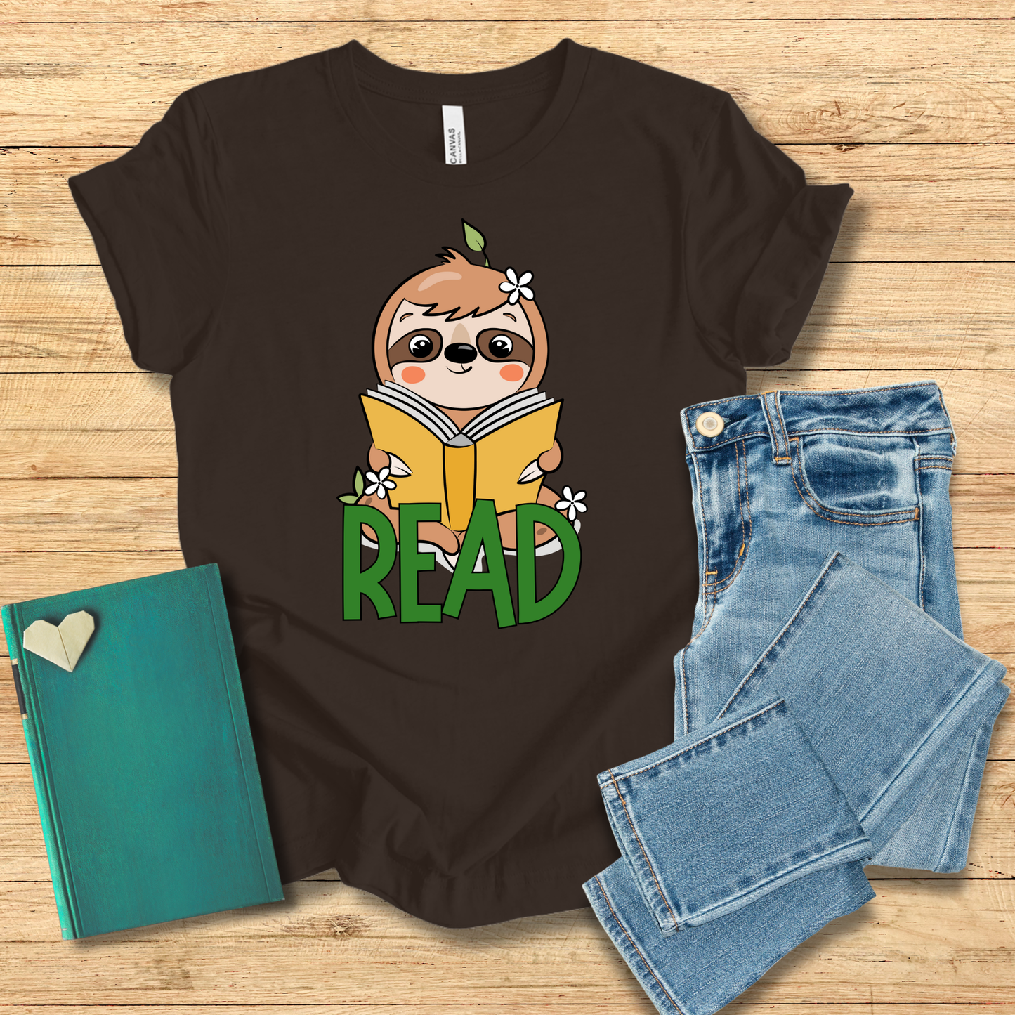 Read Green Sloth Tee