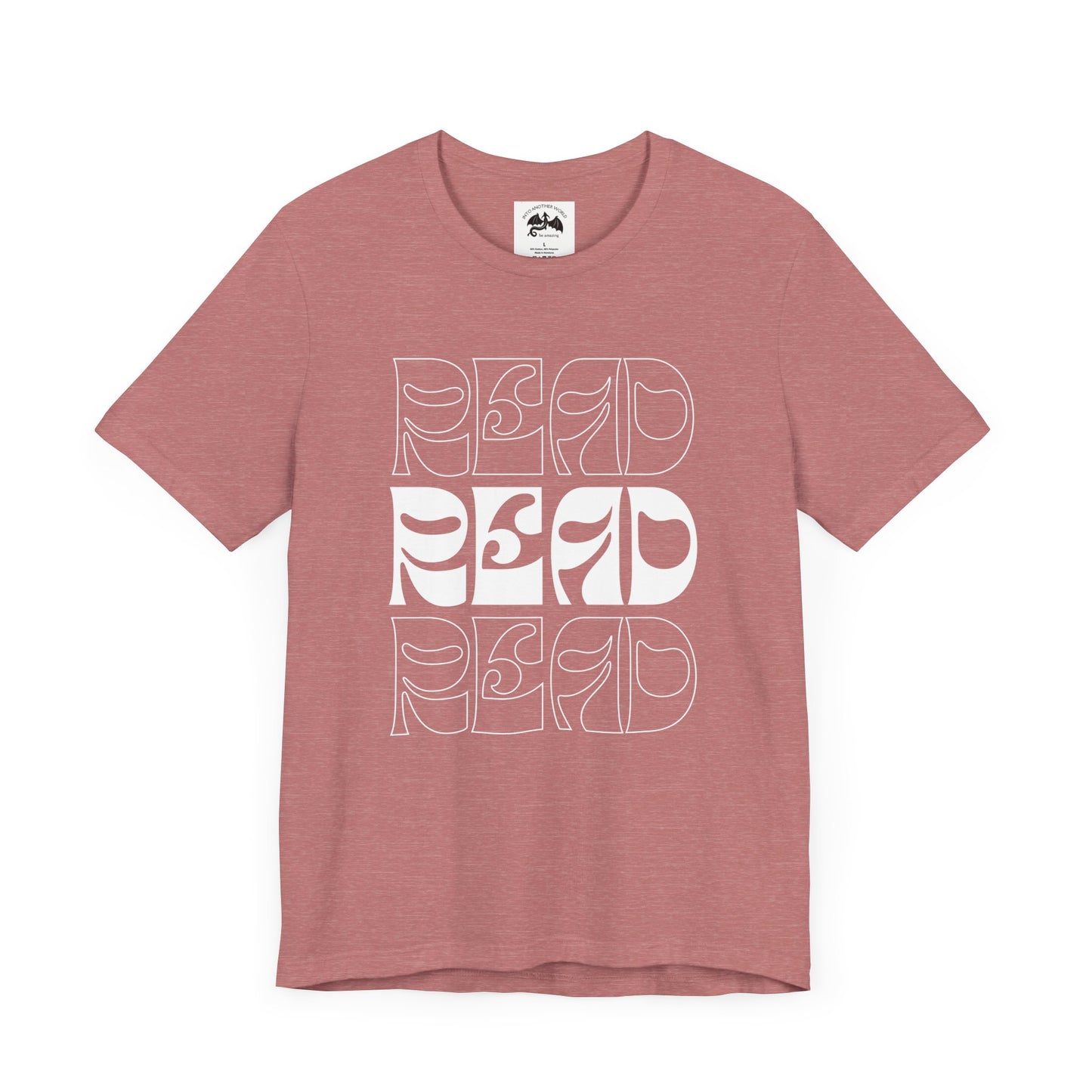 White Lettering Read Tee