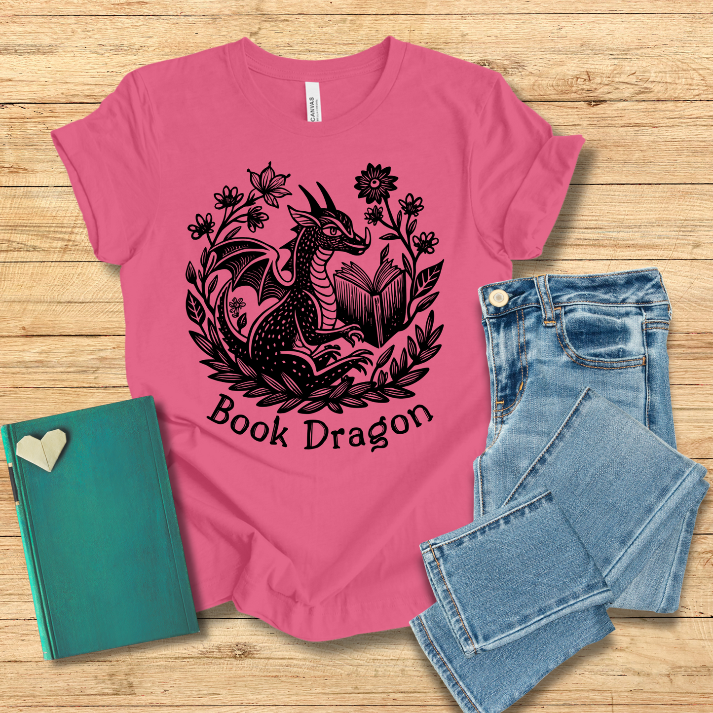 Garden Book Dragon Tee
