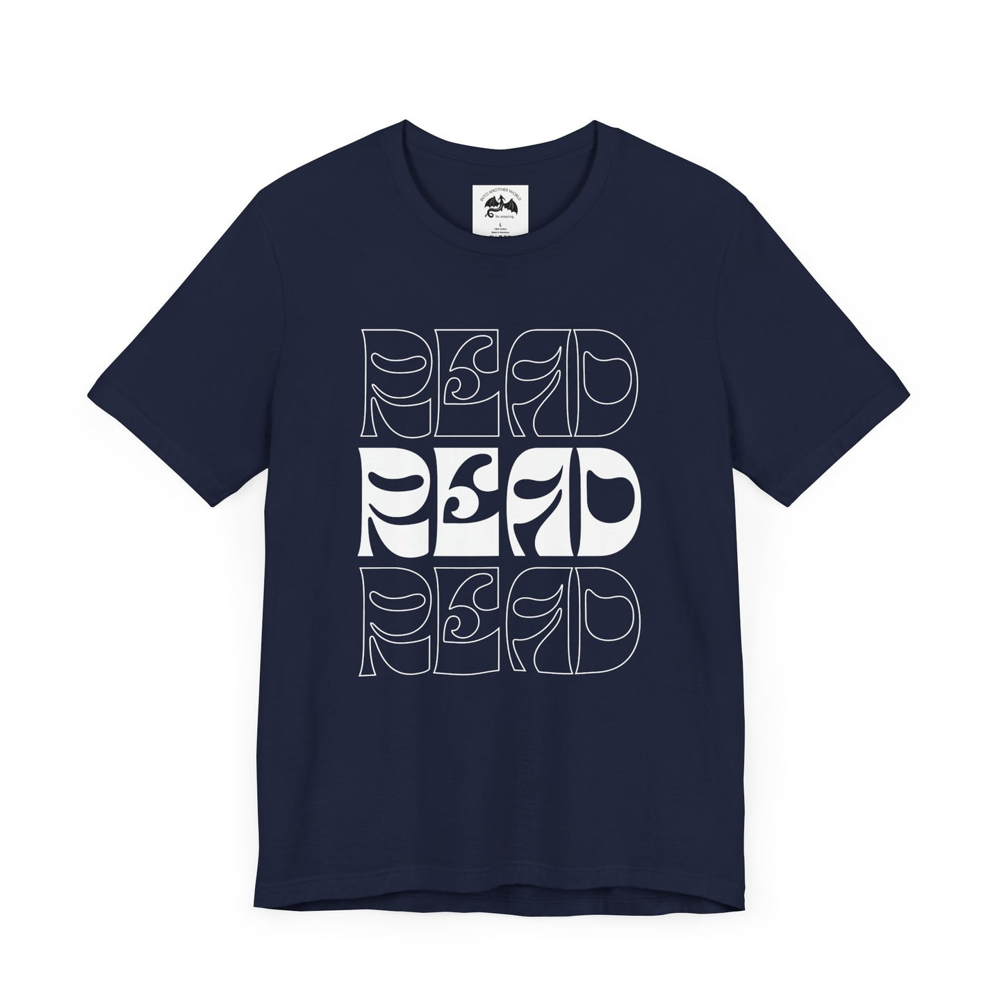 White Lettering Read Tee