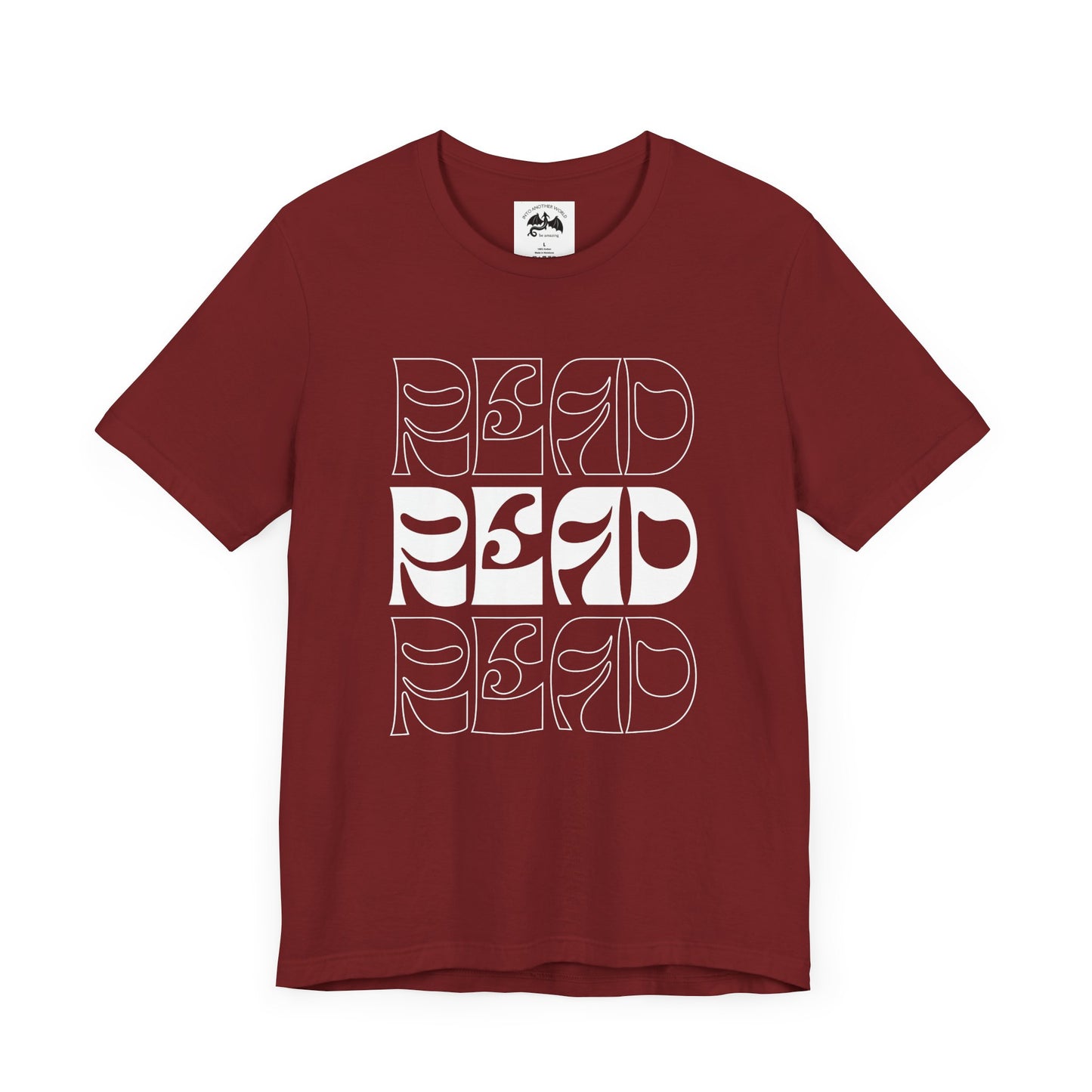 White Lettering Read Tee