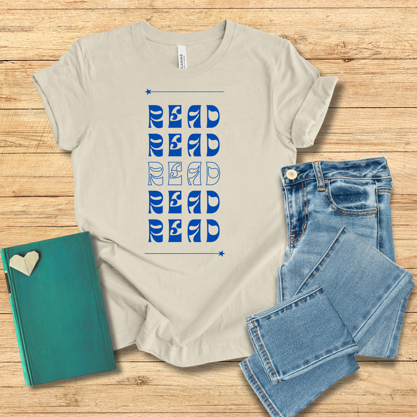 Reading Stack Tee