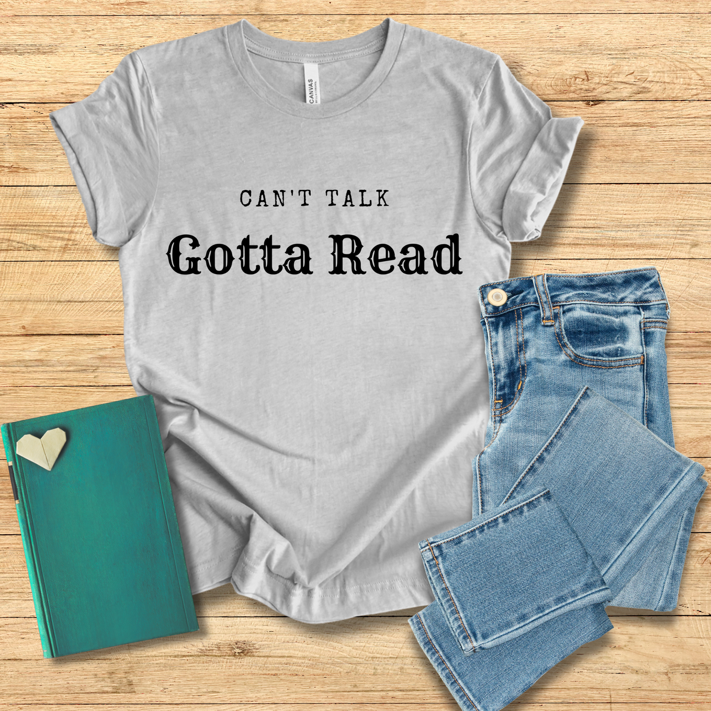 Can't Talk Gotta Read Tee