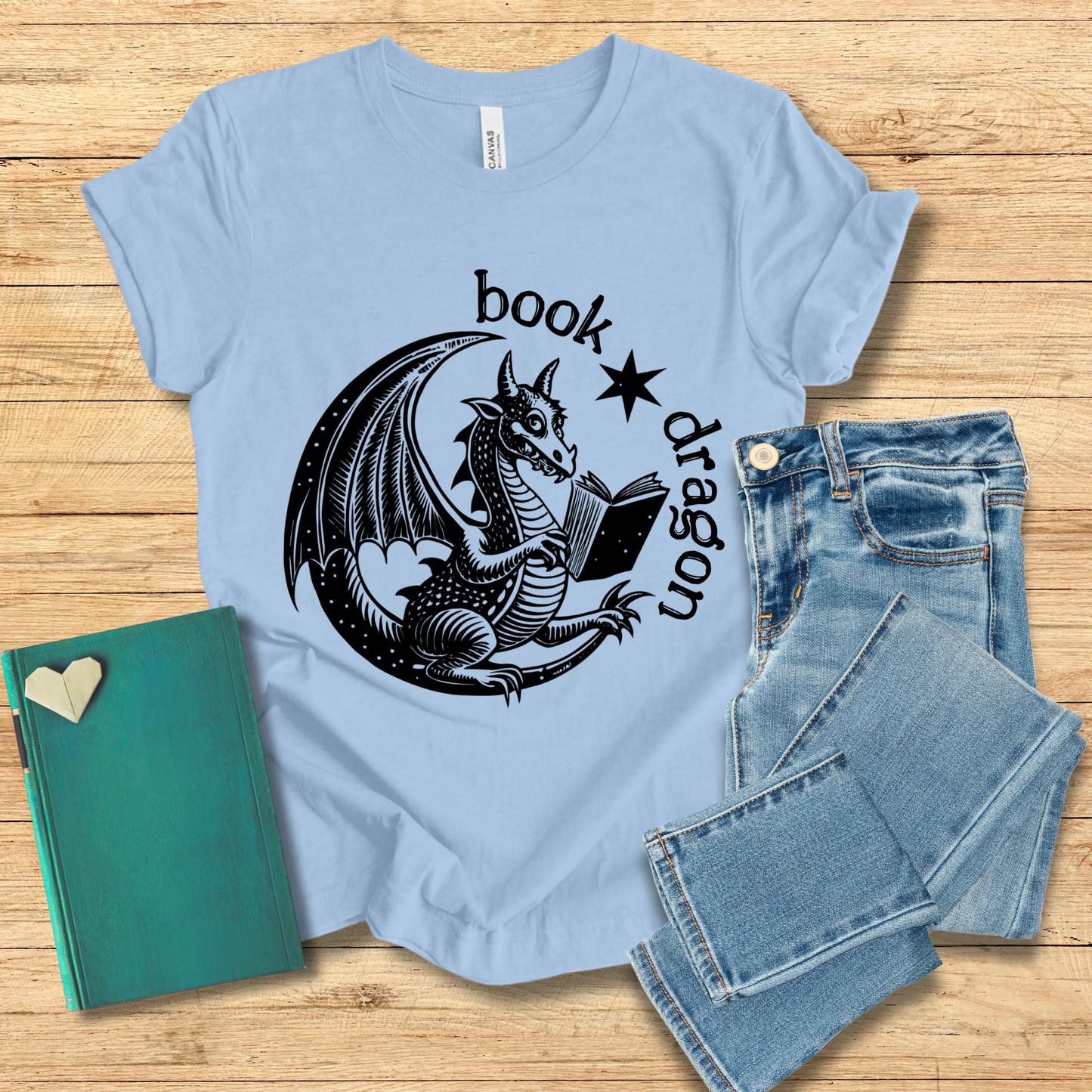 Moon Book Dragon Tee