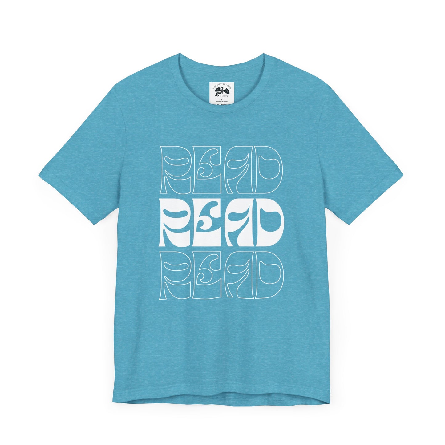 White Lettering Read Tee