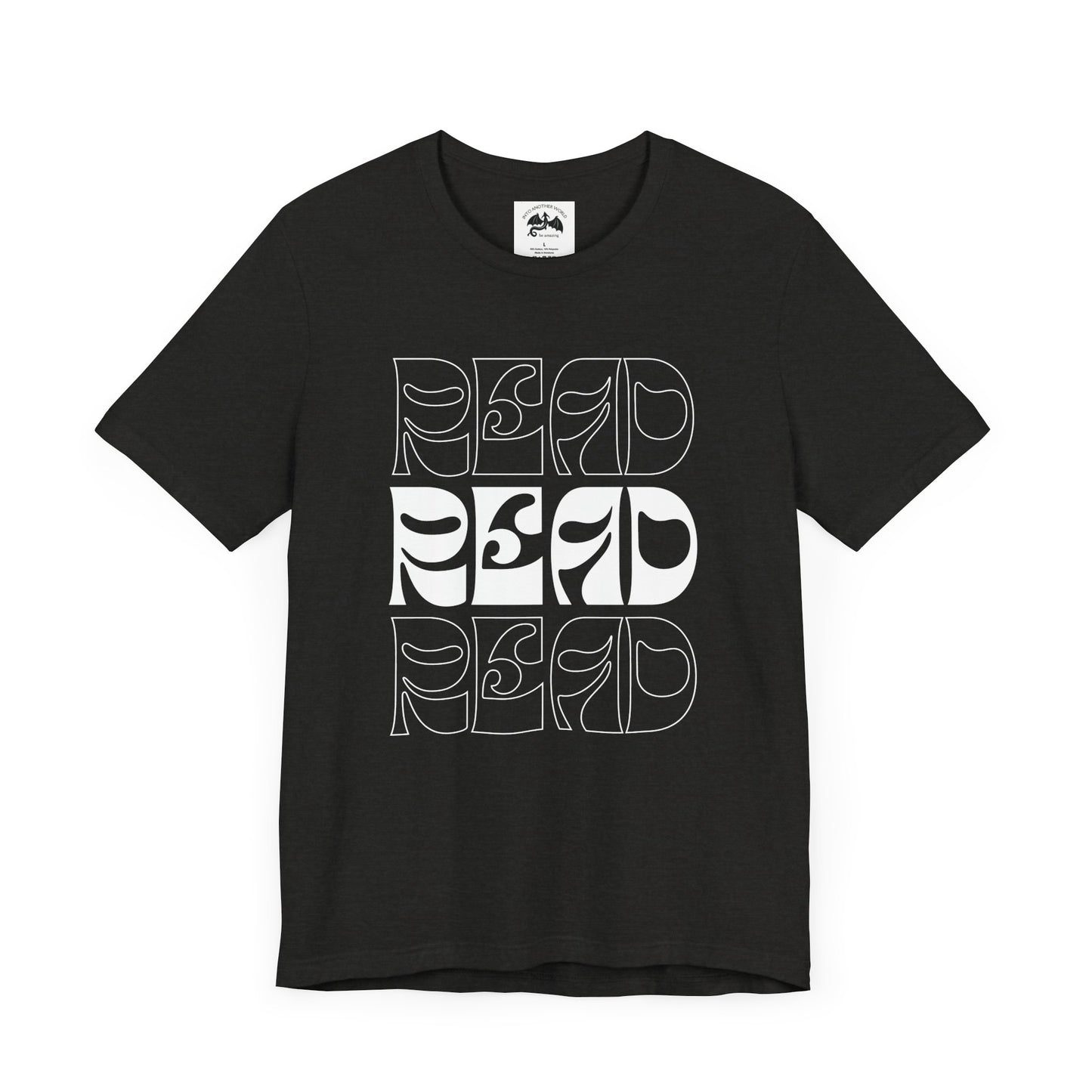 White Lettering Read Tee