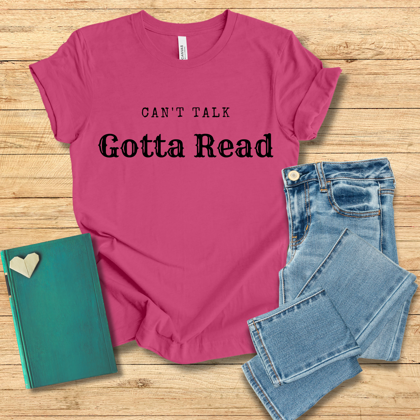 Can't Talk Gotta Read Tee