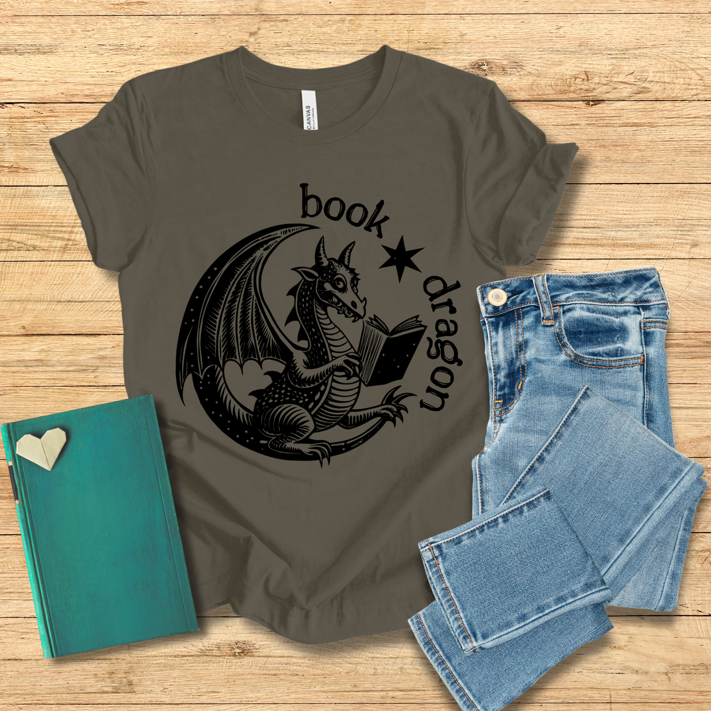 Moon Book Dragon Tee