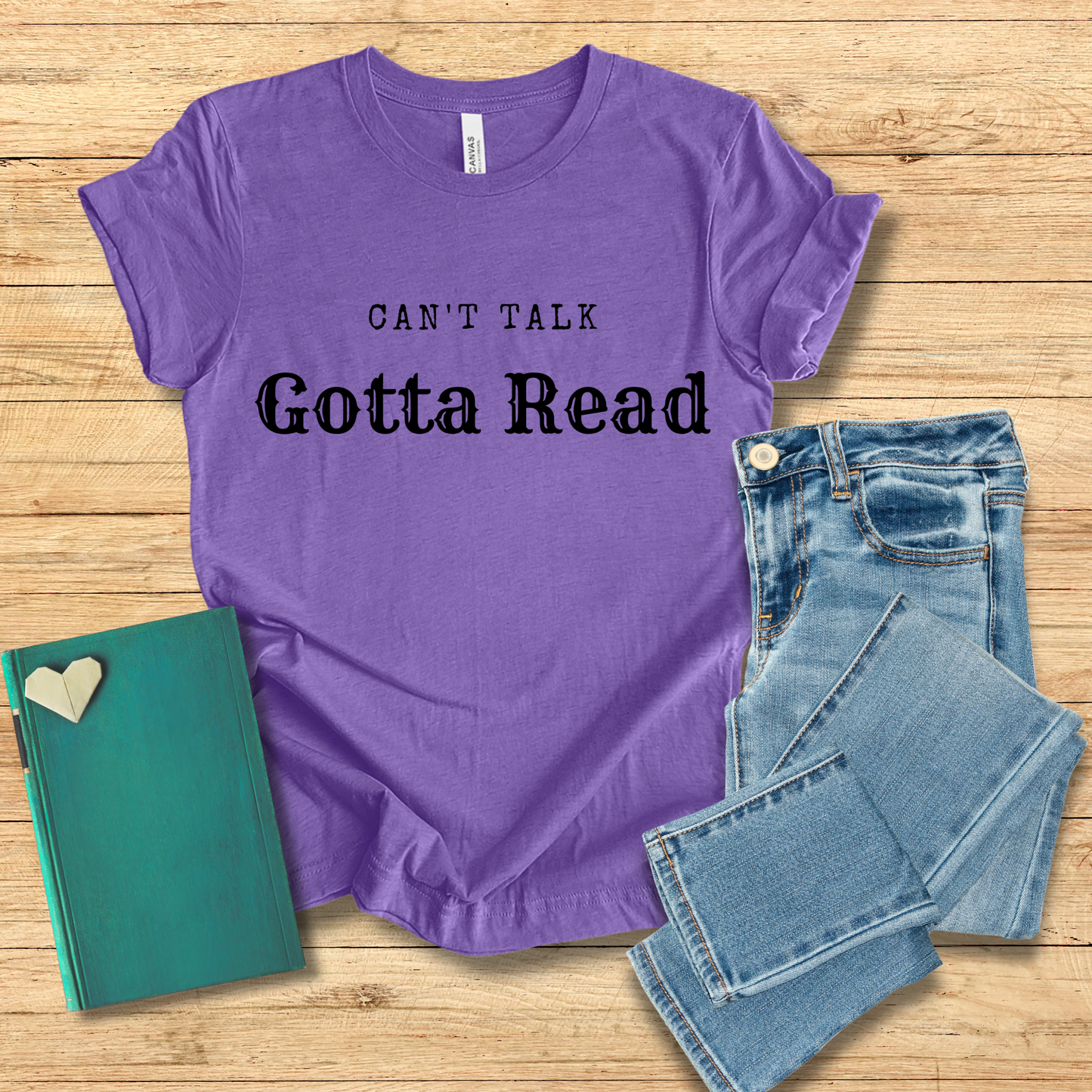 Can't Talk Gotta Read Tee