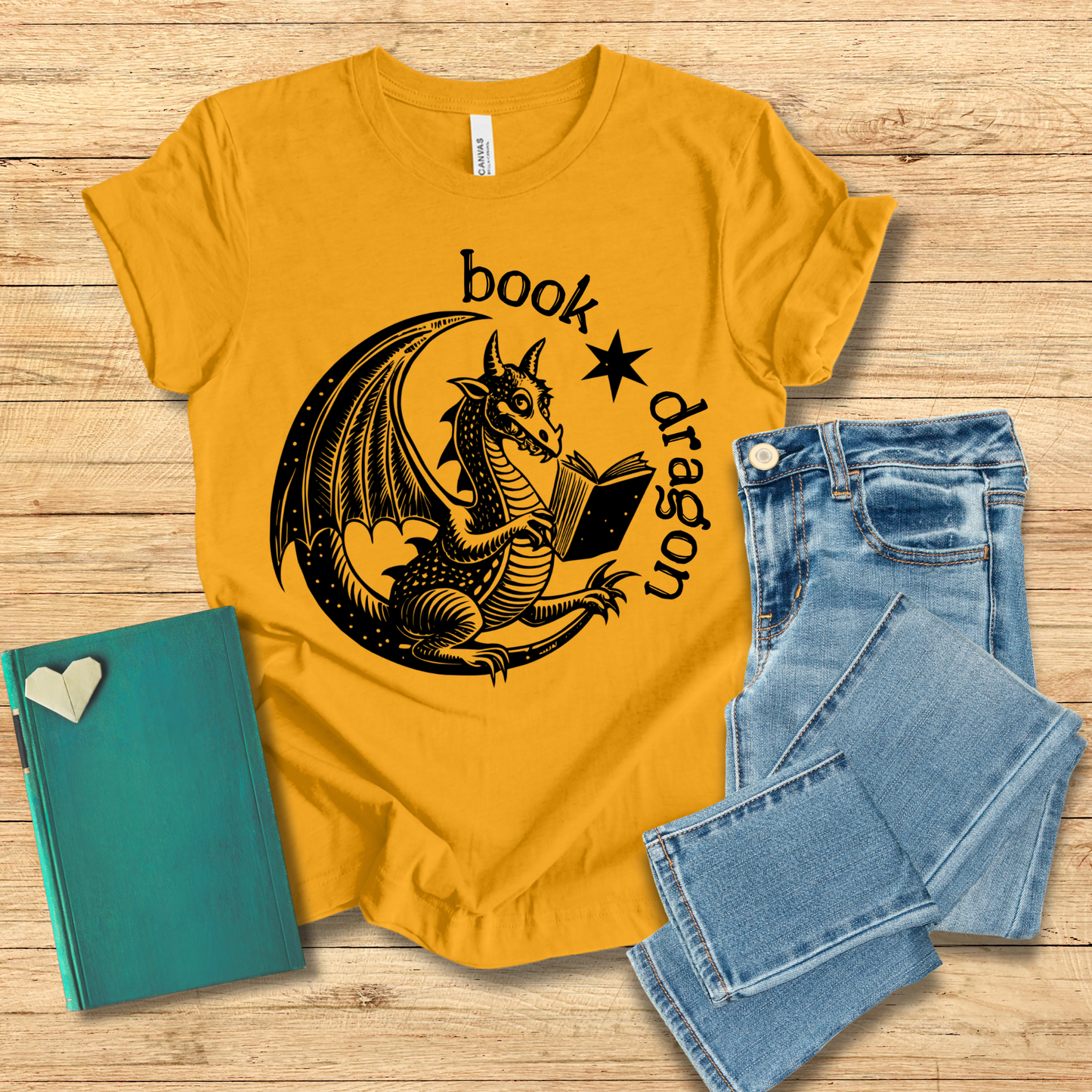 Moon Book Dragon Tee