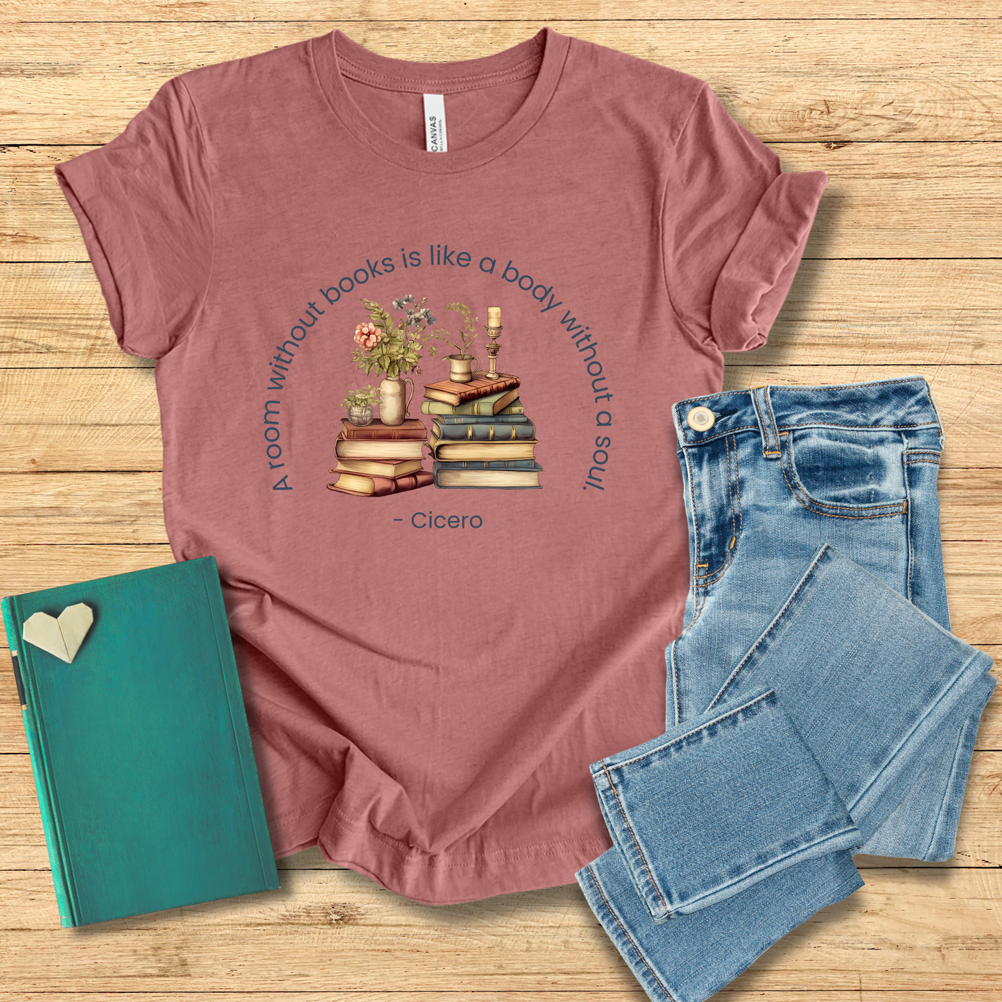 A Room Without Books Short Sleeve Tee