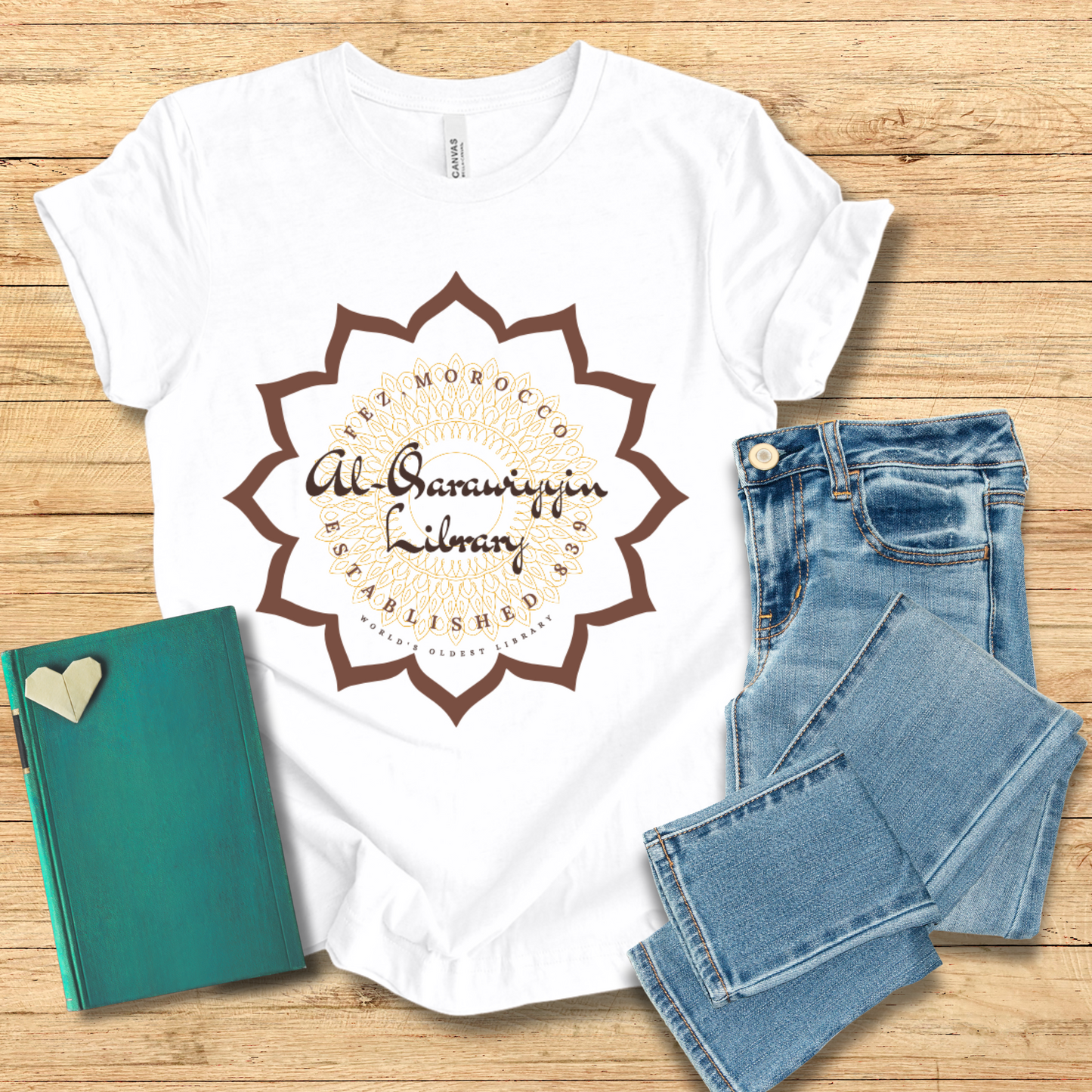 Al-Qarawiyyin Library Medallion Tee