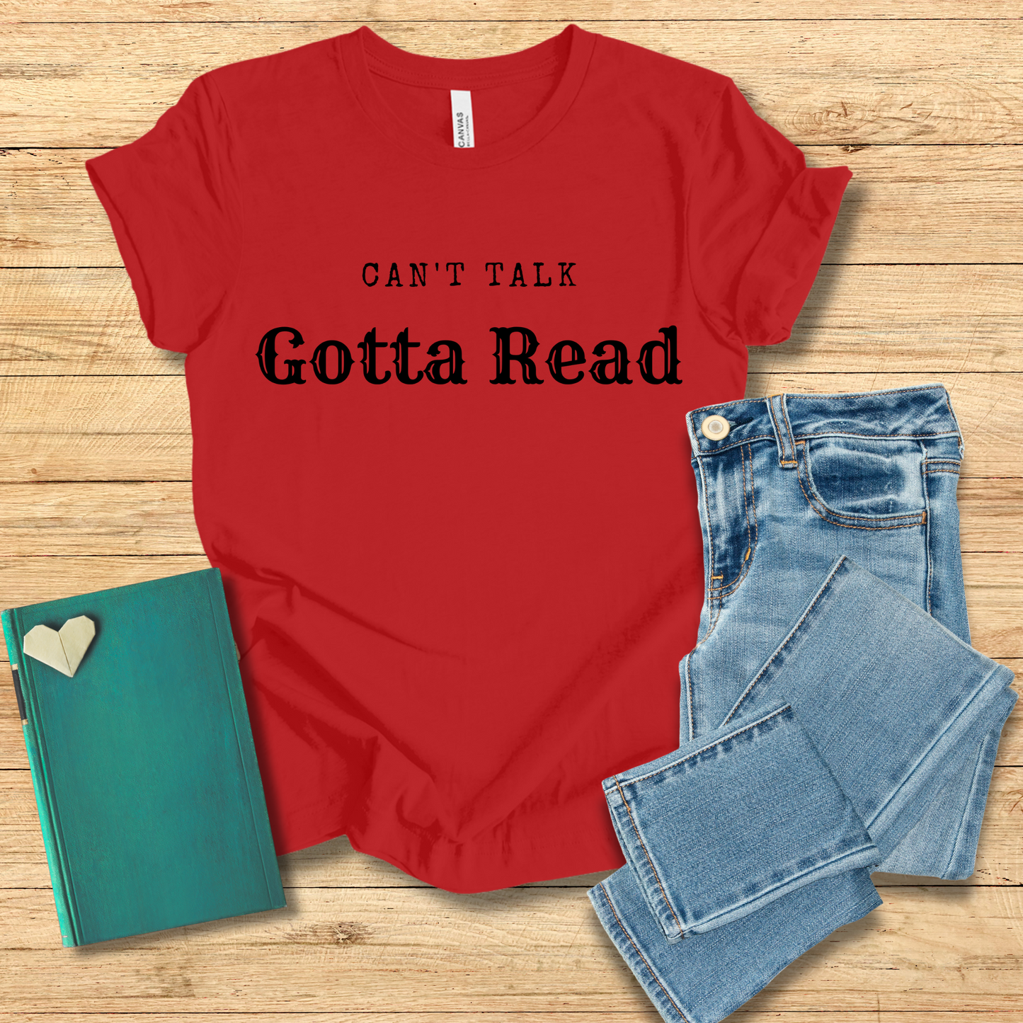 Can't Talk Gotta Read Tee
