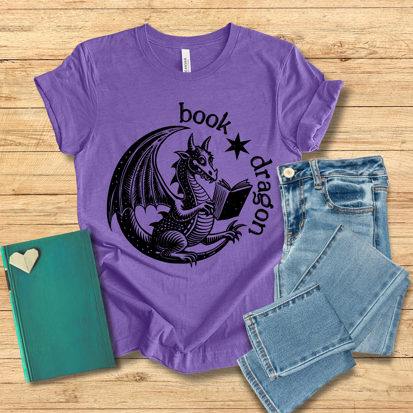 Moon Book Dragon Tee