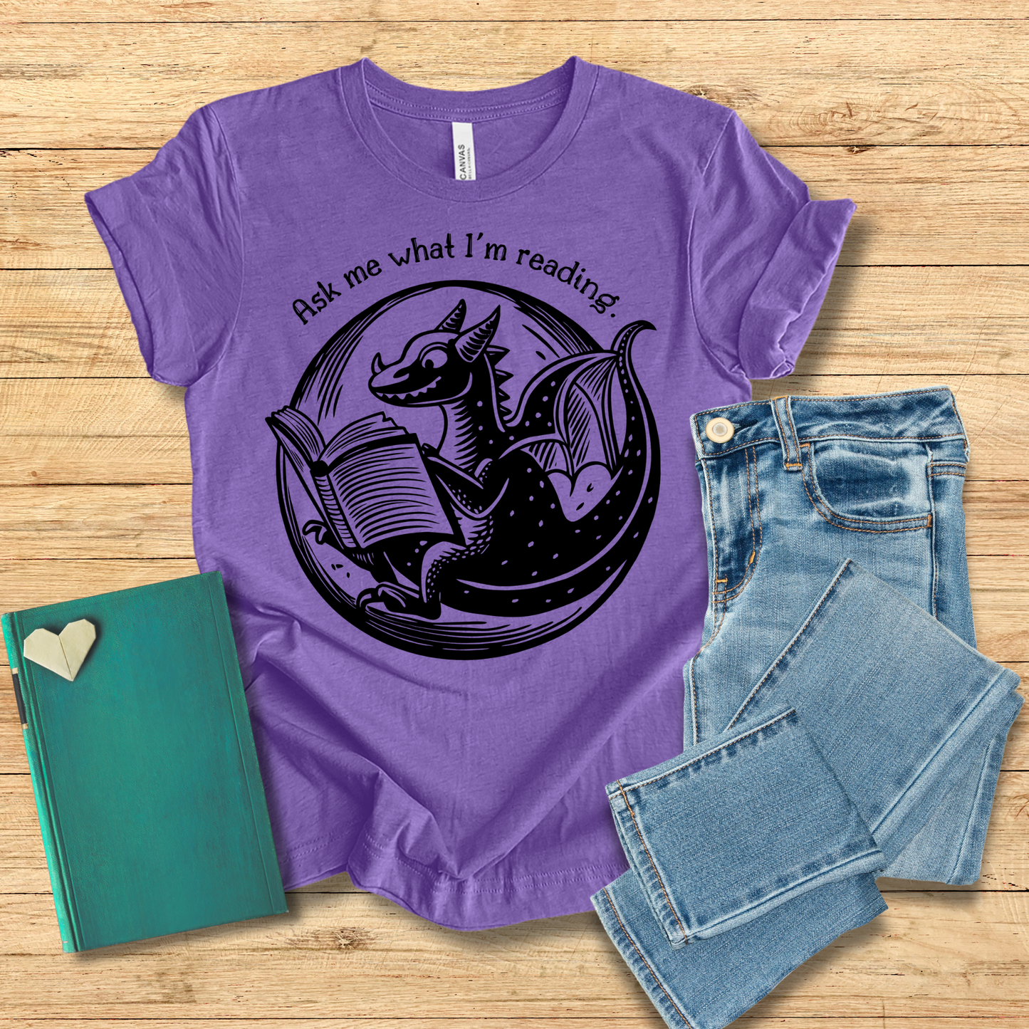 Ask Me What I'm Reading Dragon Tee