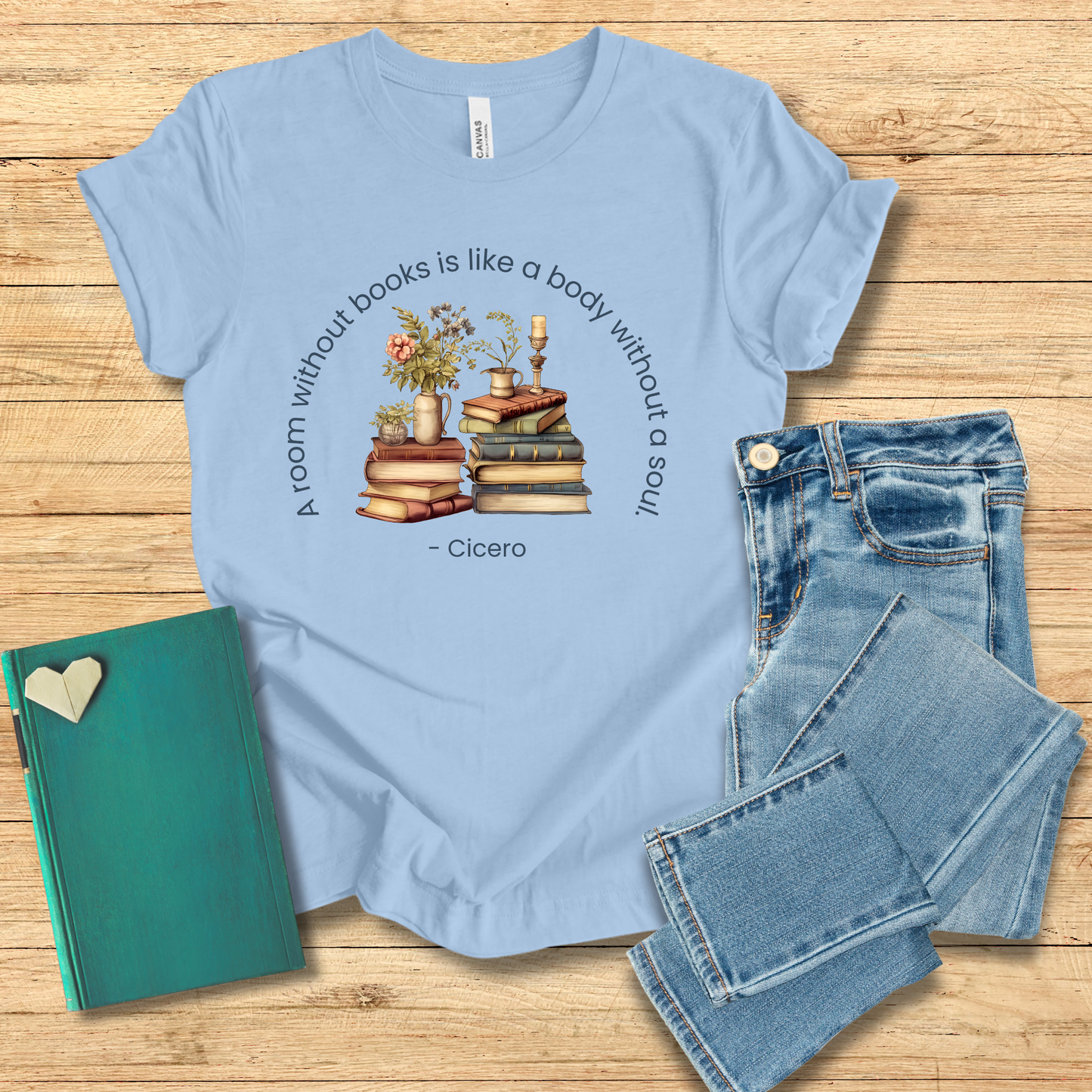 A Room Without Books Short Sleeve Tee