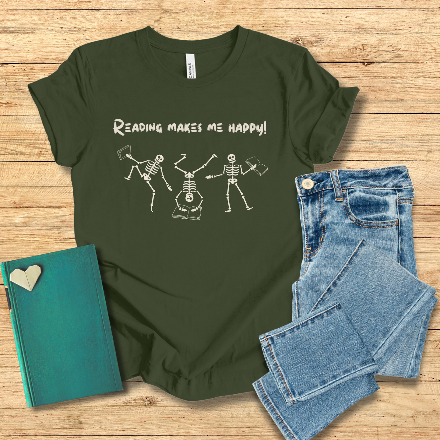 Reading Makes Me Happy Tee