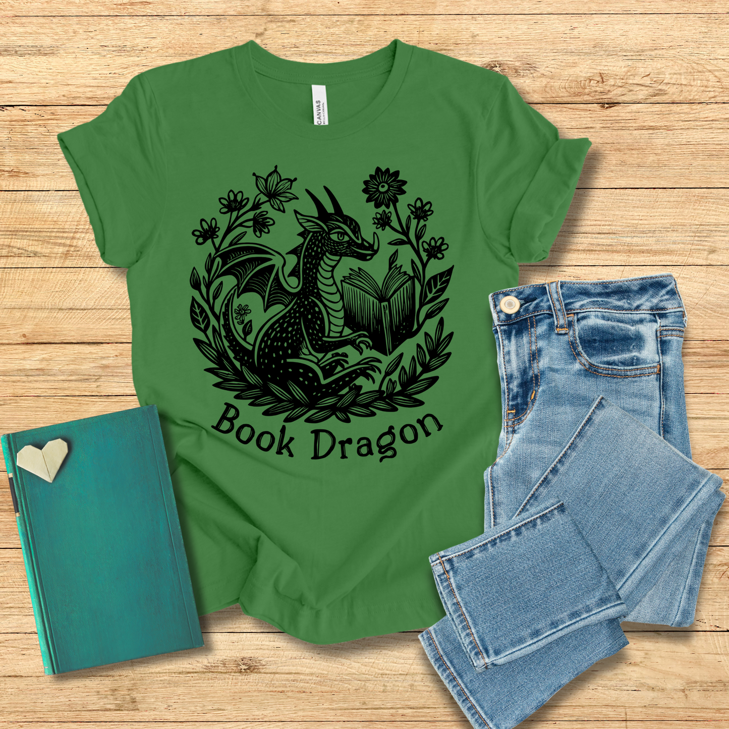 Garden Book Dragon Tee