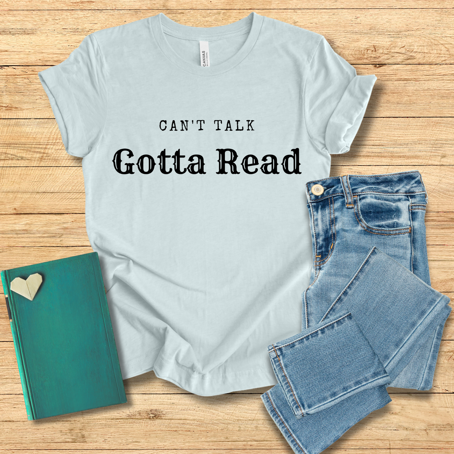 Can't Talk Gotta Read Tee