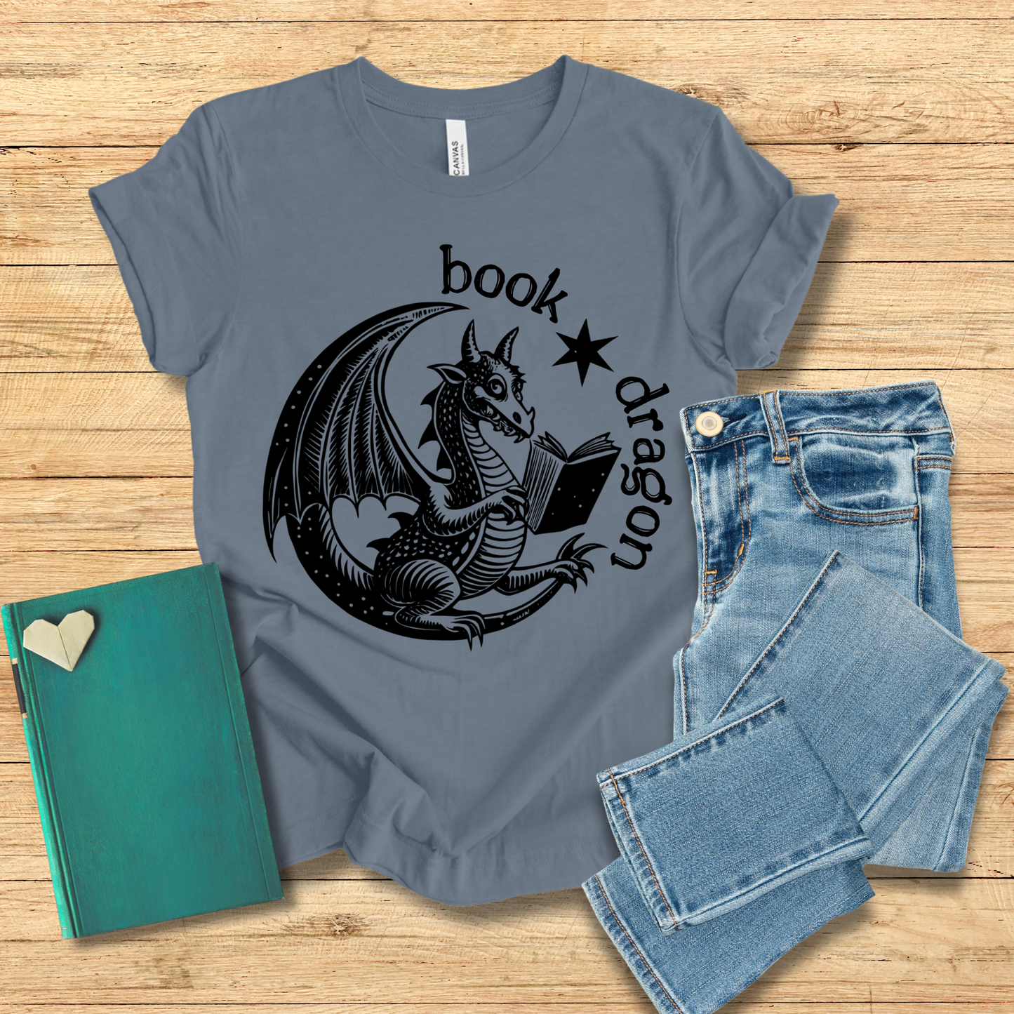 Moon Book Dragon Tee