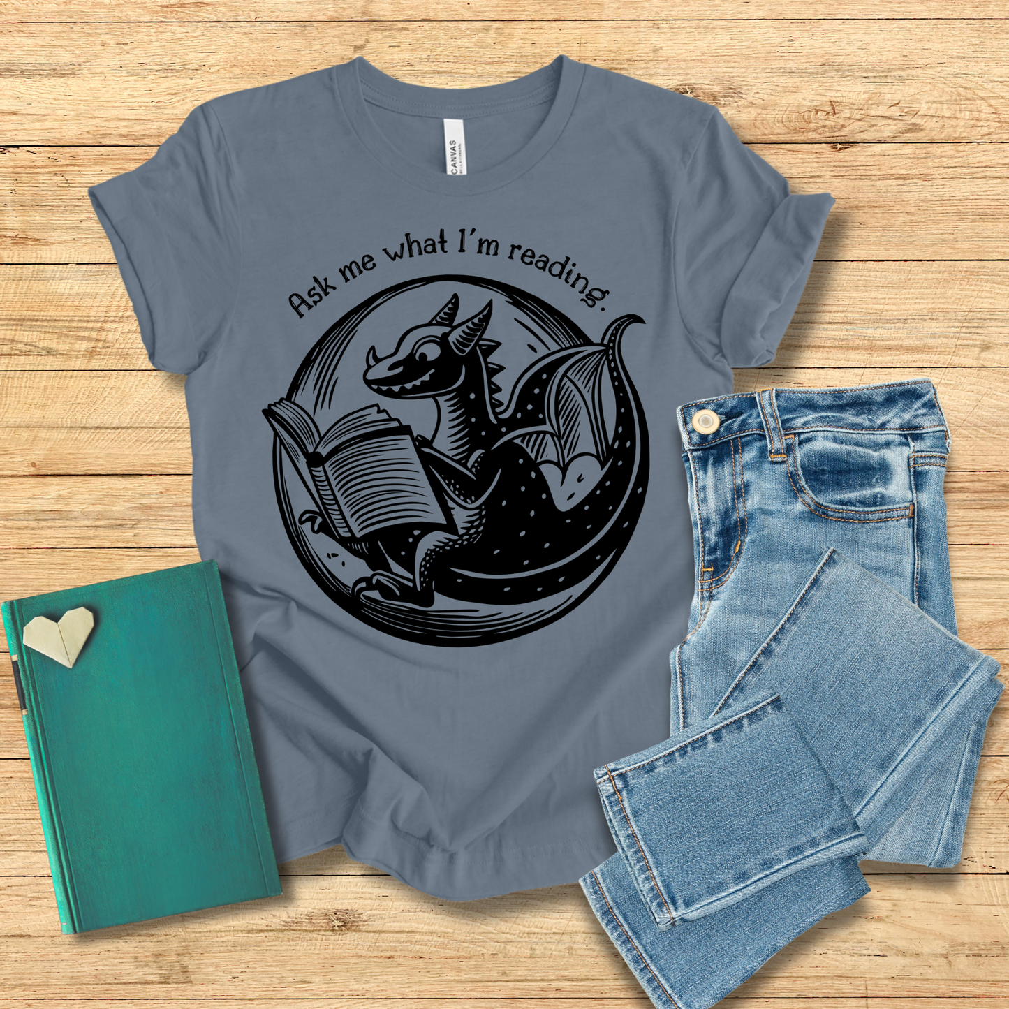 Ask Me What I'm Reading Dragon Tee