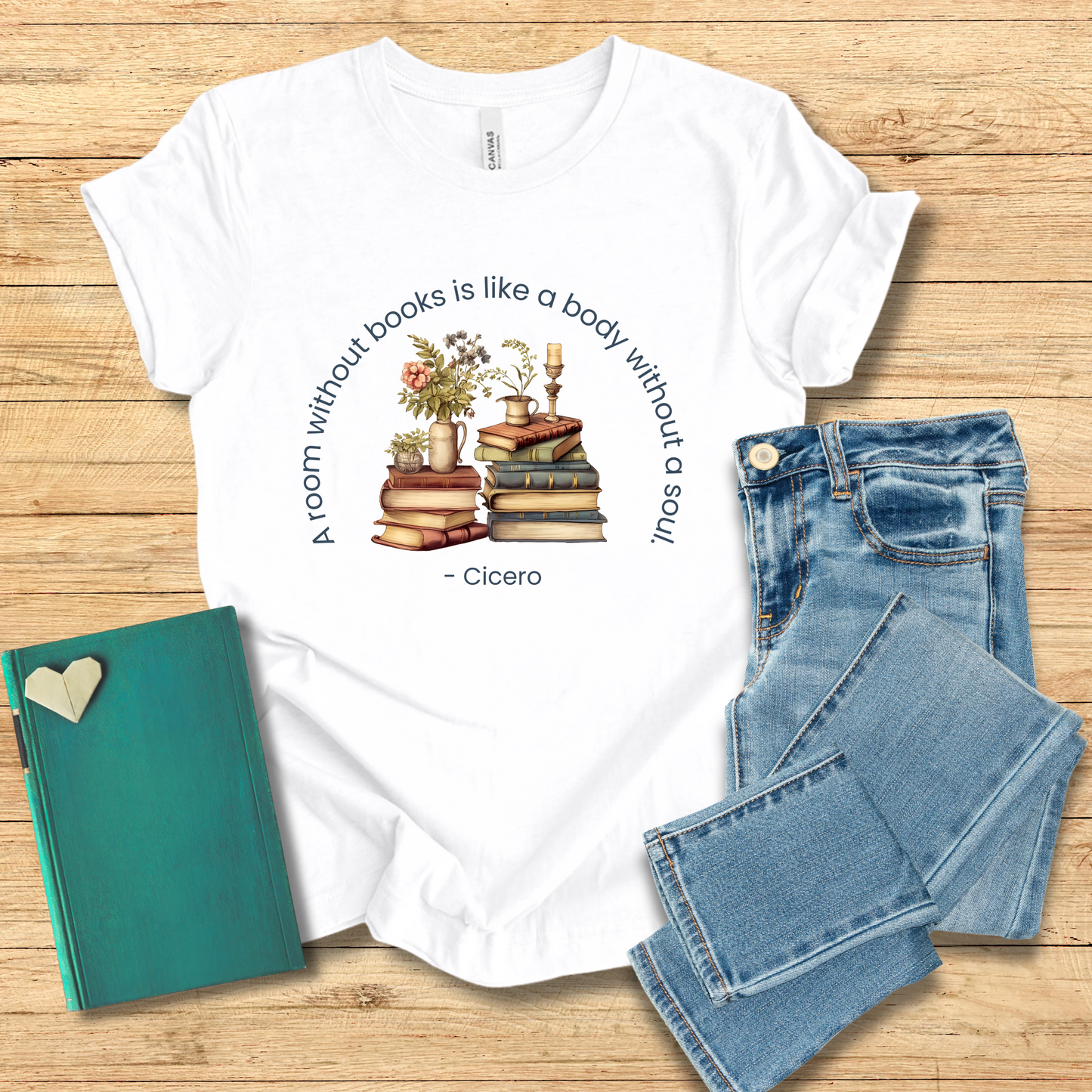 A Room Without Books Short Sleeve Tee
