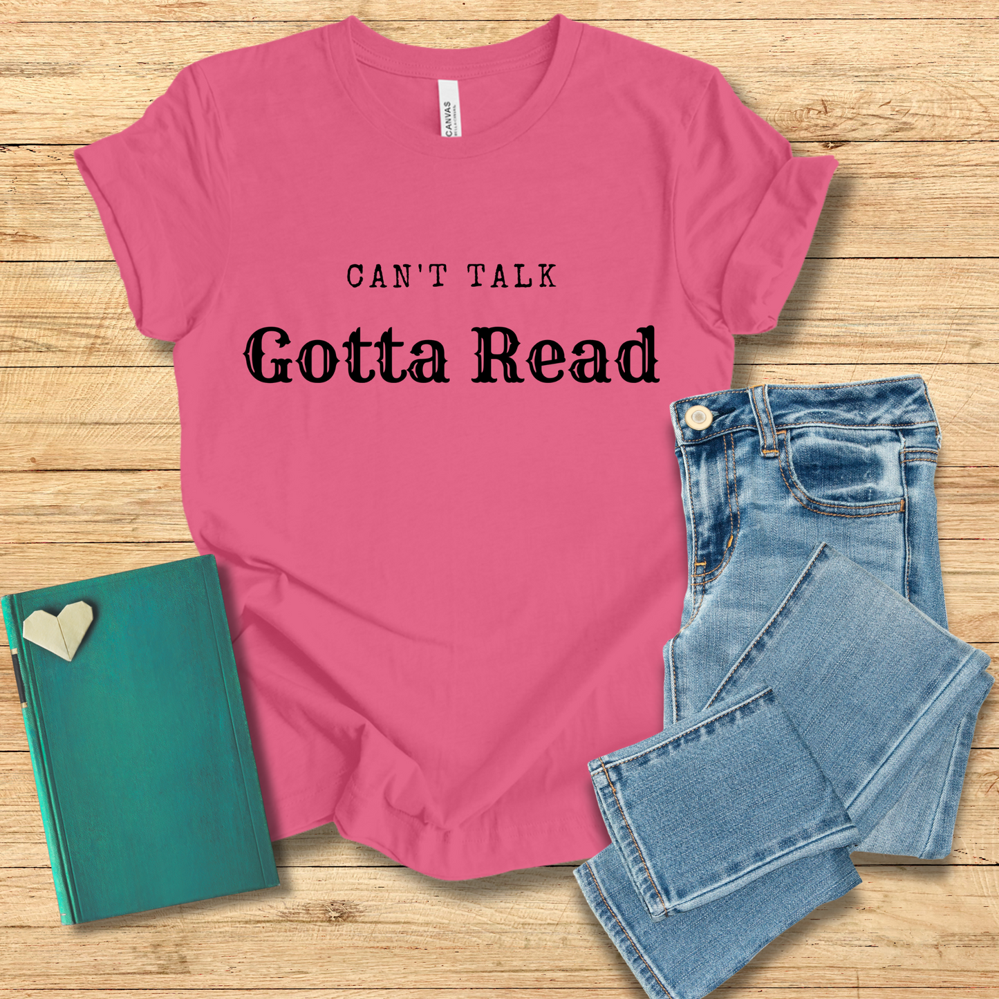 Can't Talk Gotta Read Tee