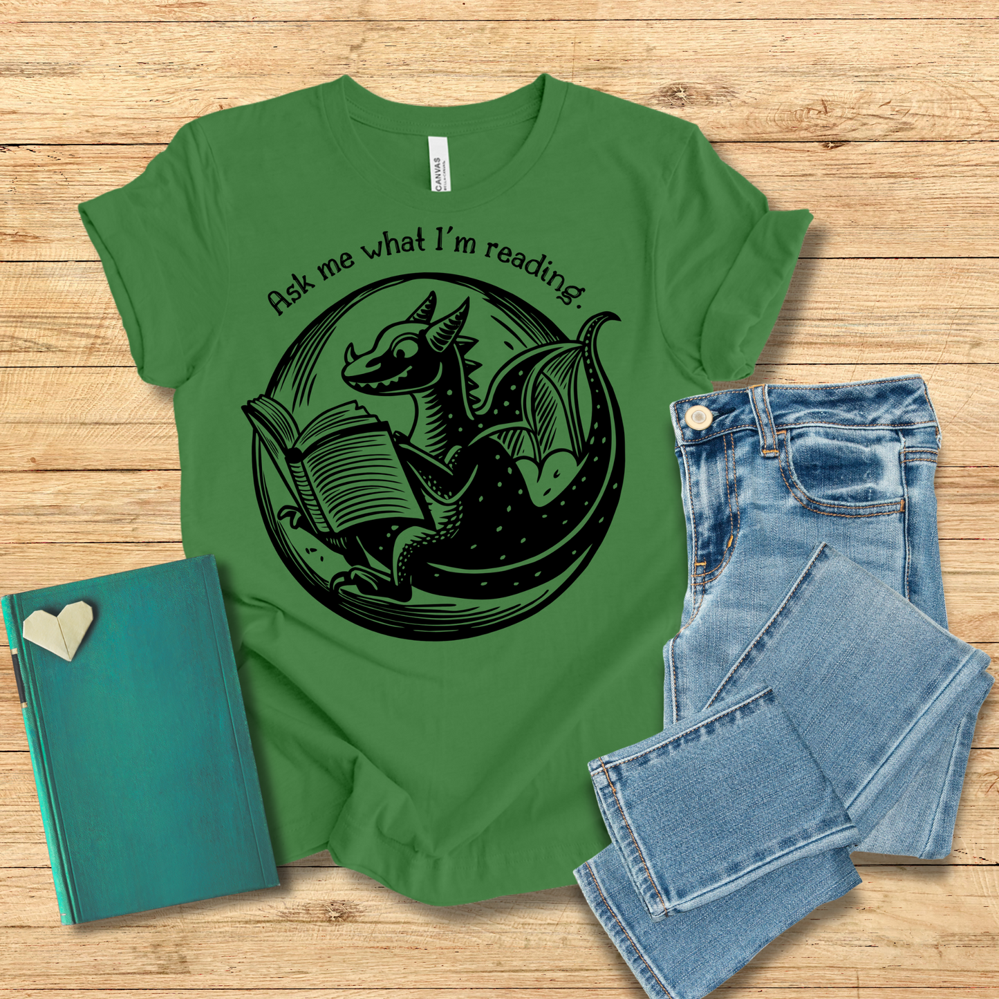 Ask Me What I'm Reading Dragon Tee