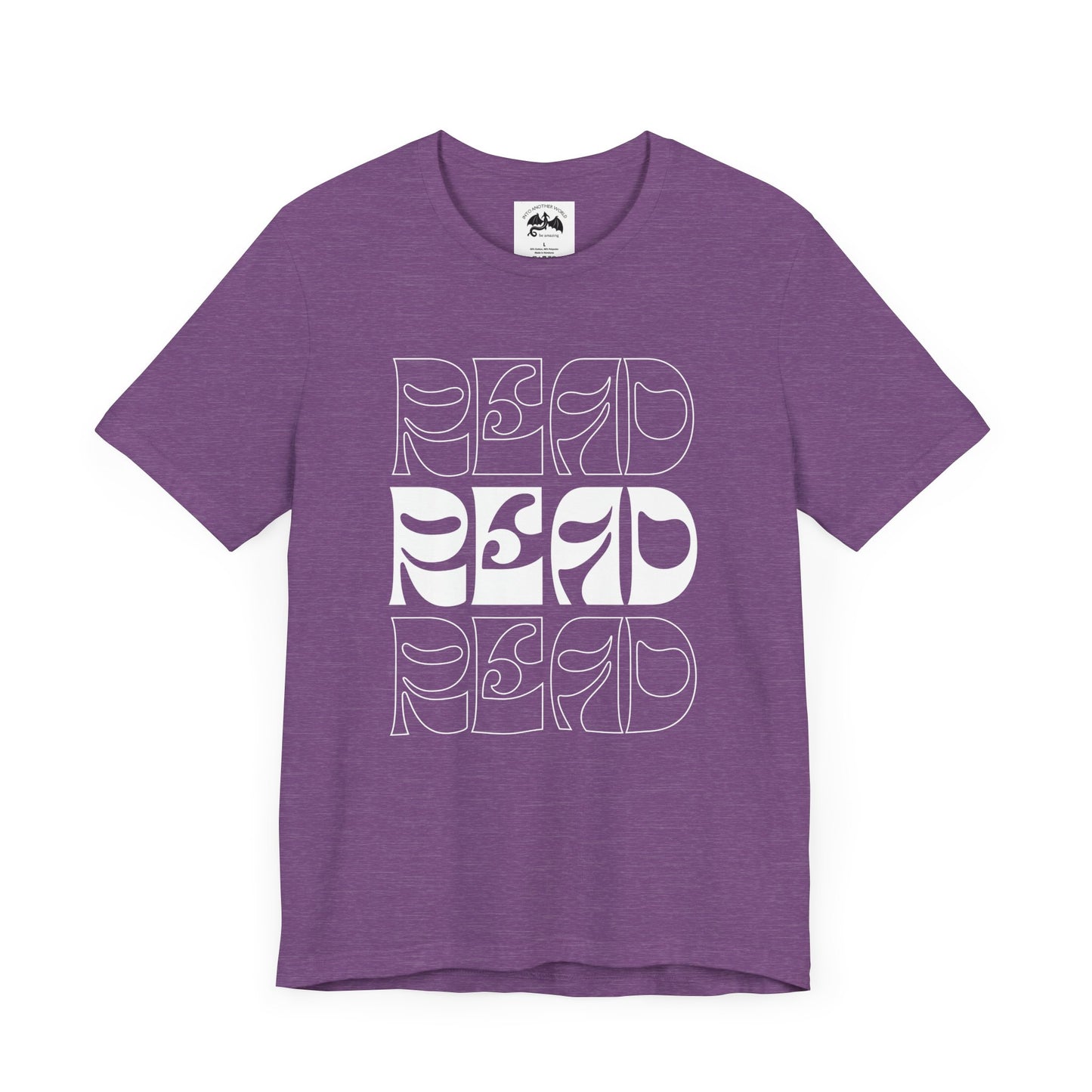 White Lettering Read Tee