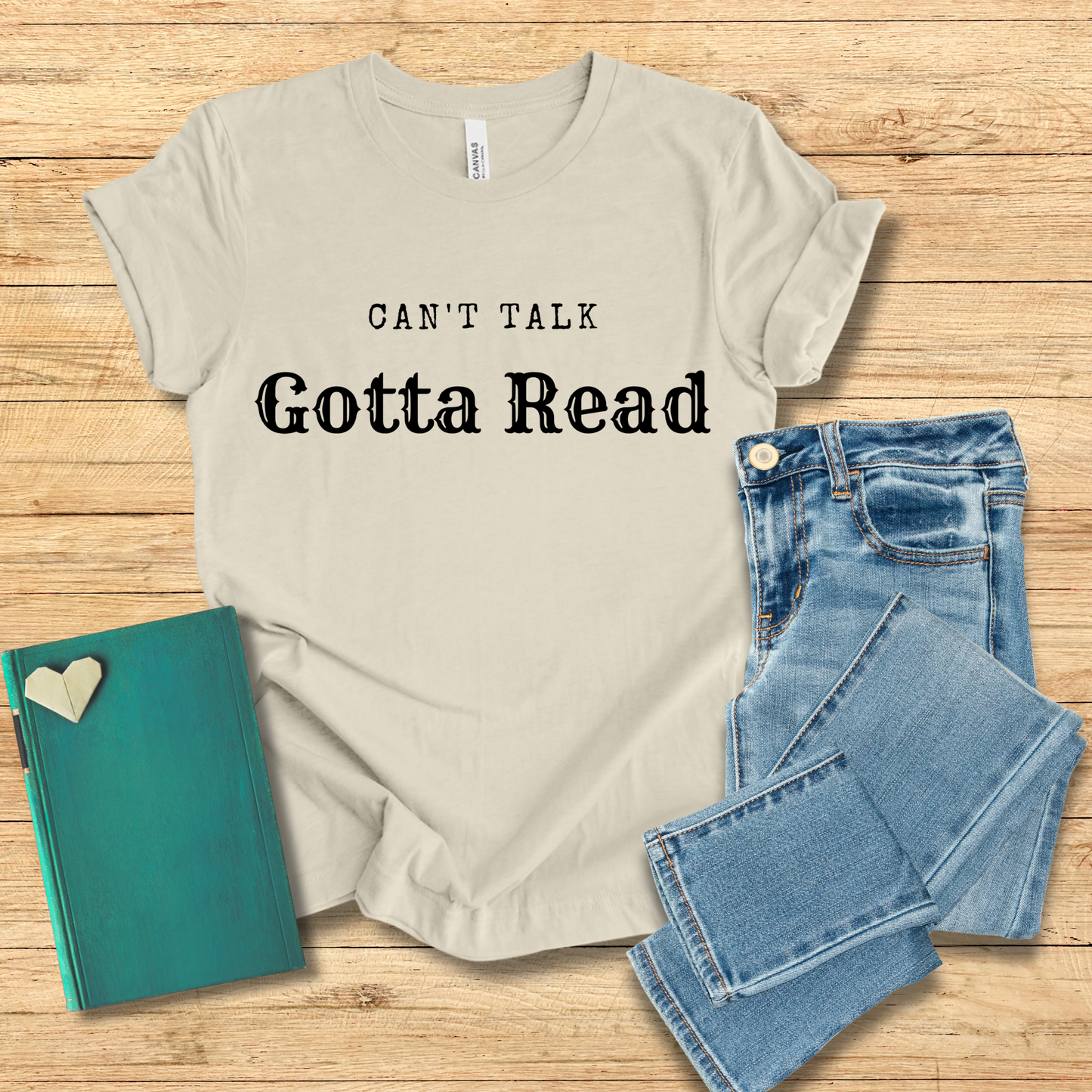 Can't Talk Gotta Read Tee
